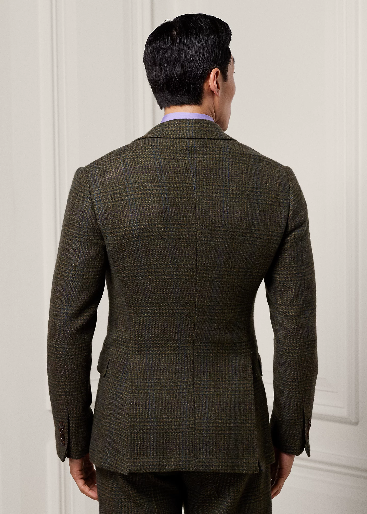 Kent Handmade Plaid Wool-Cashmere Suit
