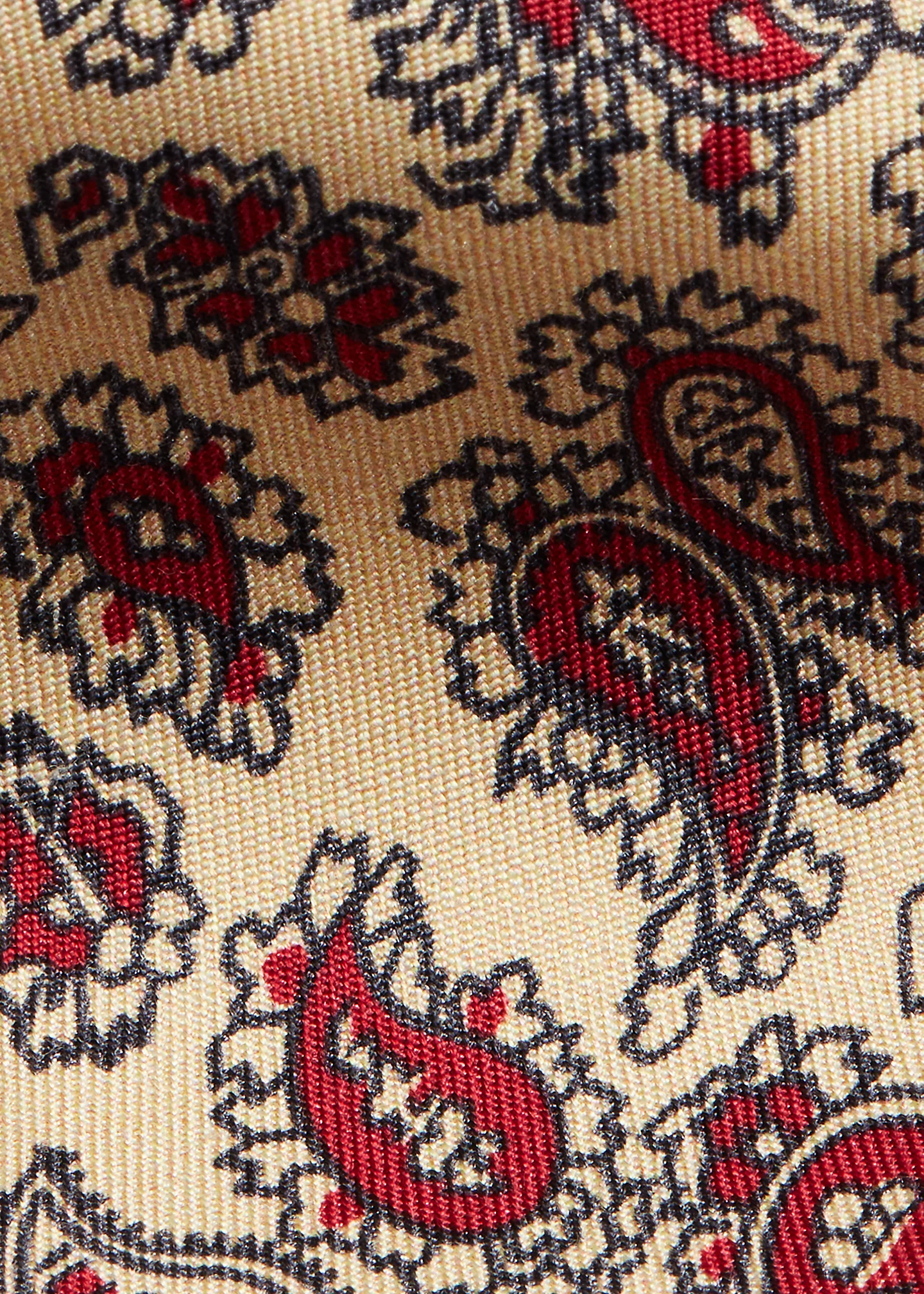 Paisley Silk Twill Bow Tie