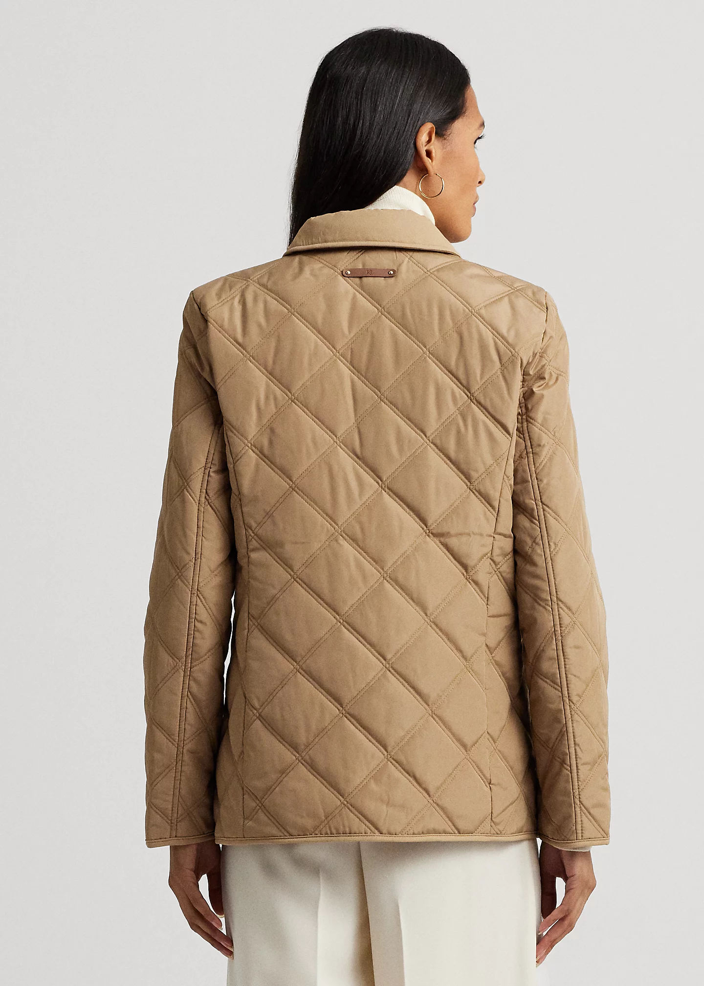 Diamond-Quilted Jacket