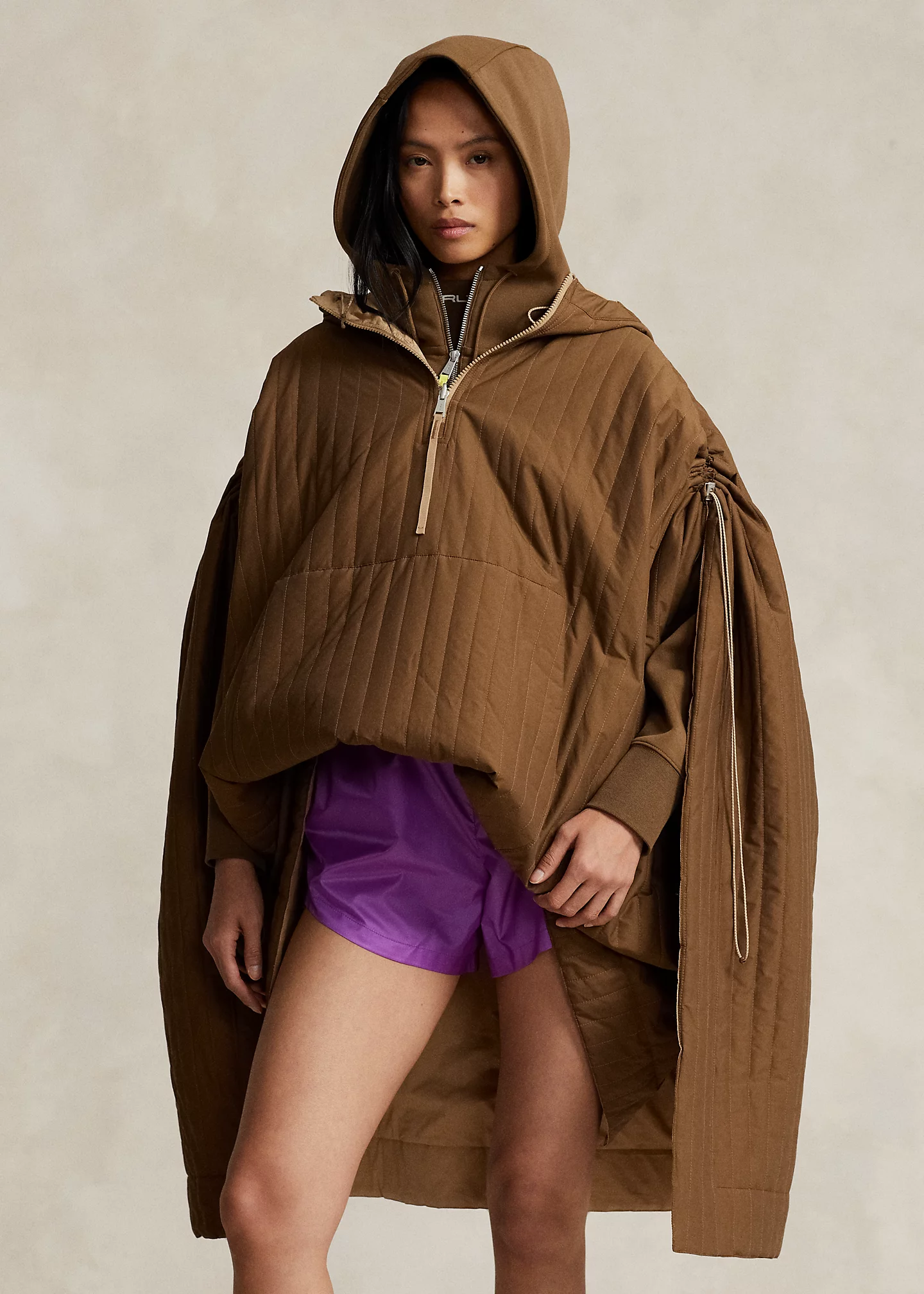 Oversize Water-Resistant Two-Side Poncho