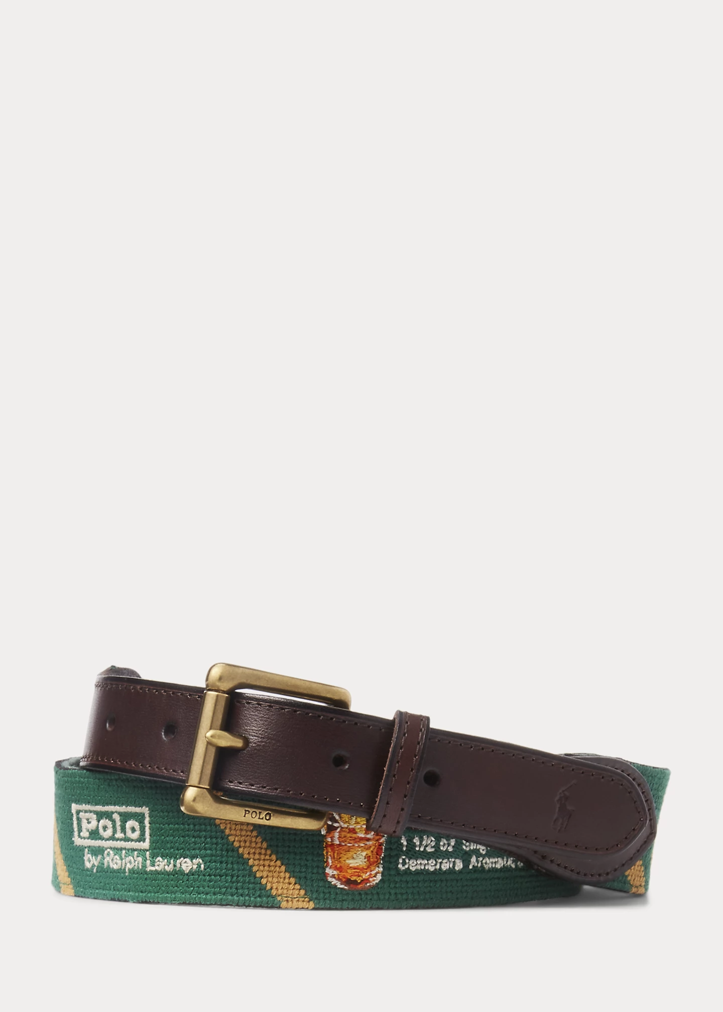 Polo Bar Needlepoint Belt