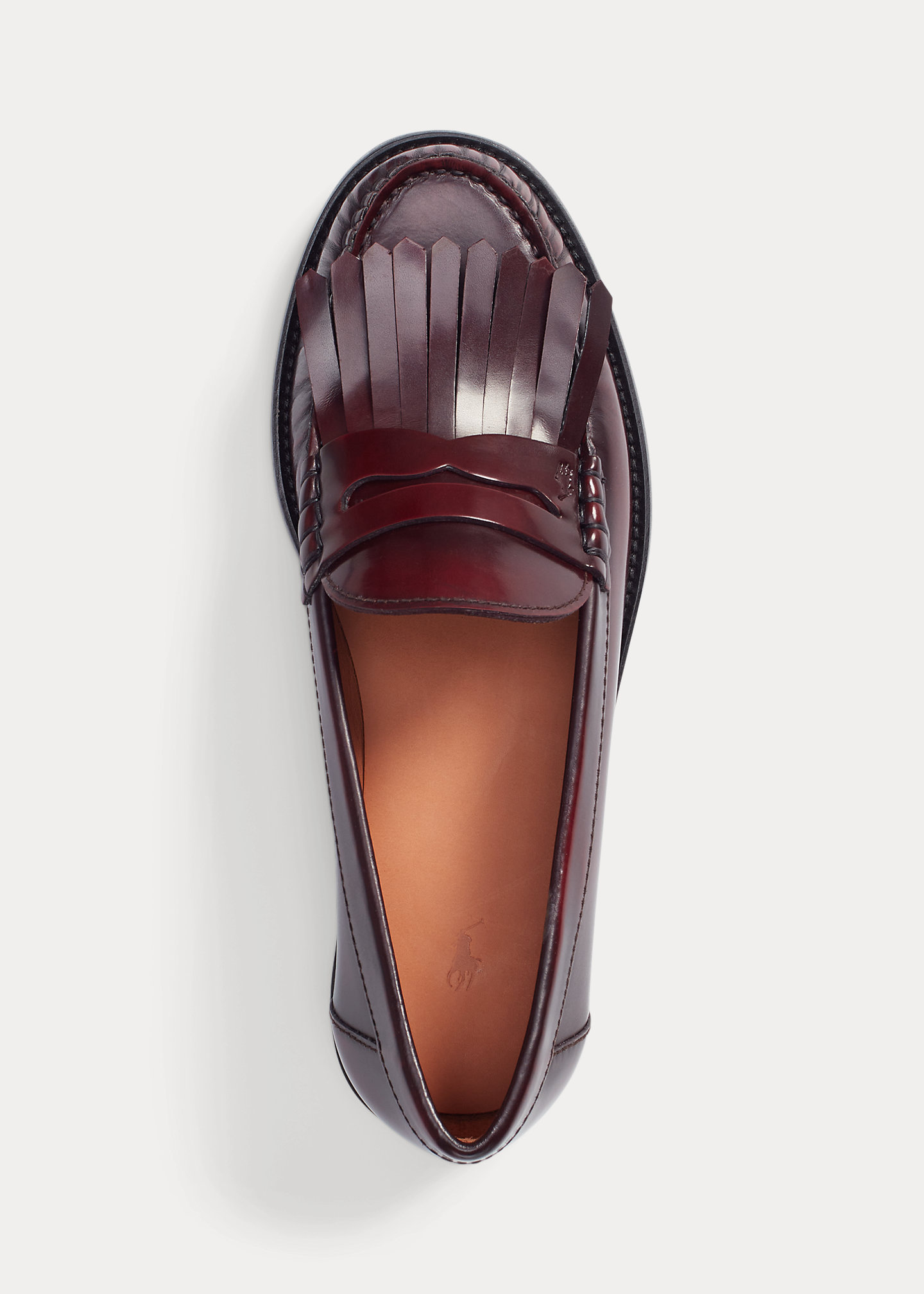 Ashtyn Fringe-Trim Calfskin Loafer