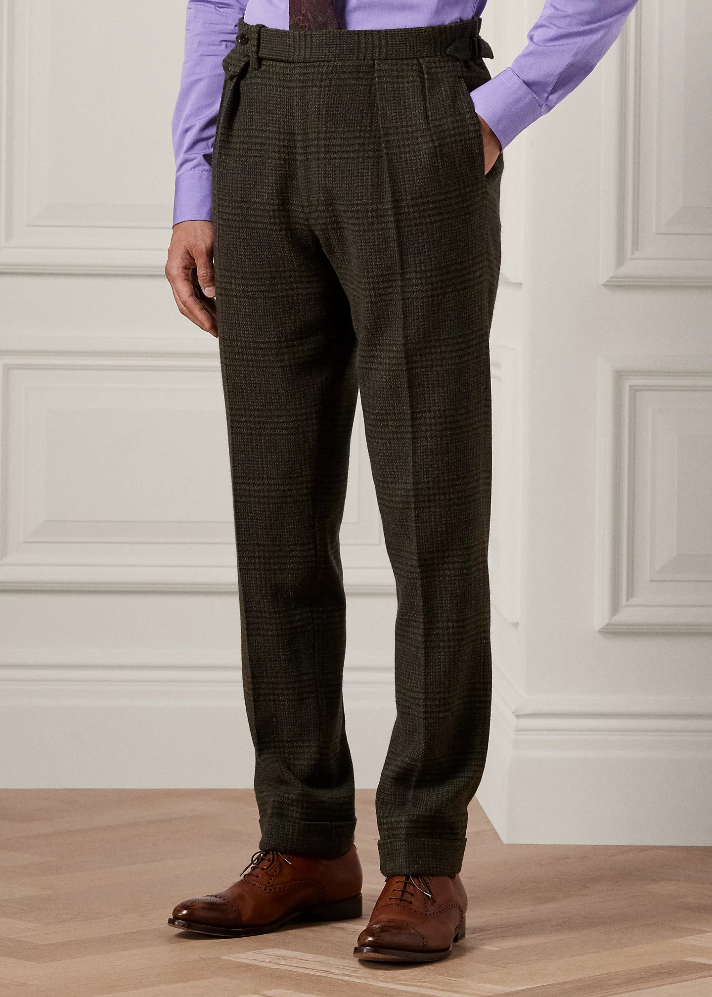 Kent Handmade Plaid Wool-Cashmere Suit