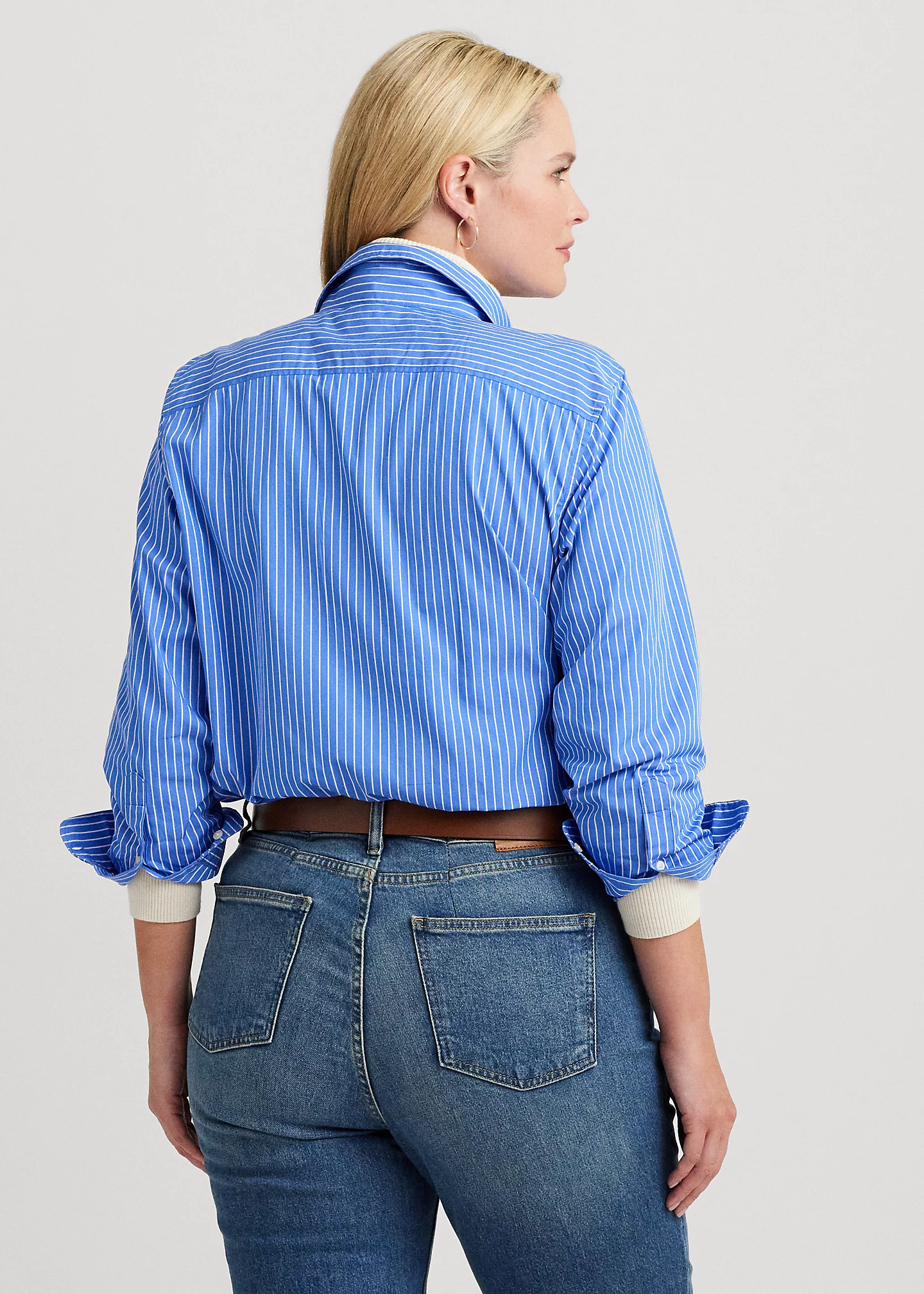 Striped Cotton Broadcloth Shirt