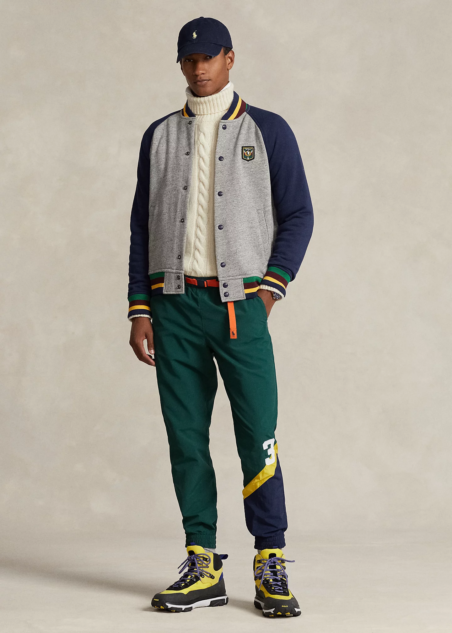 Laurel Crest Fleece Baseball Jacket