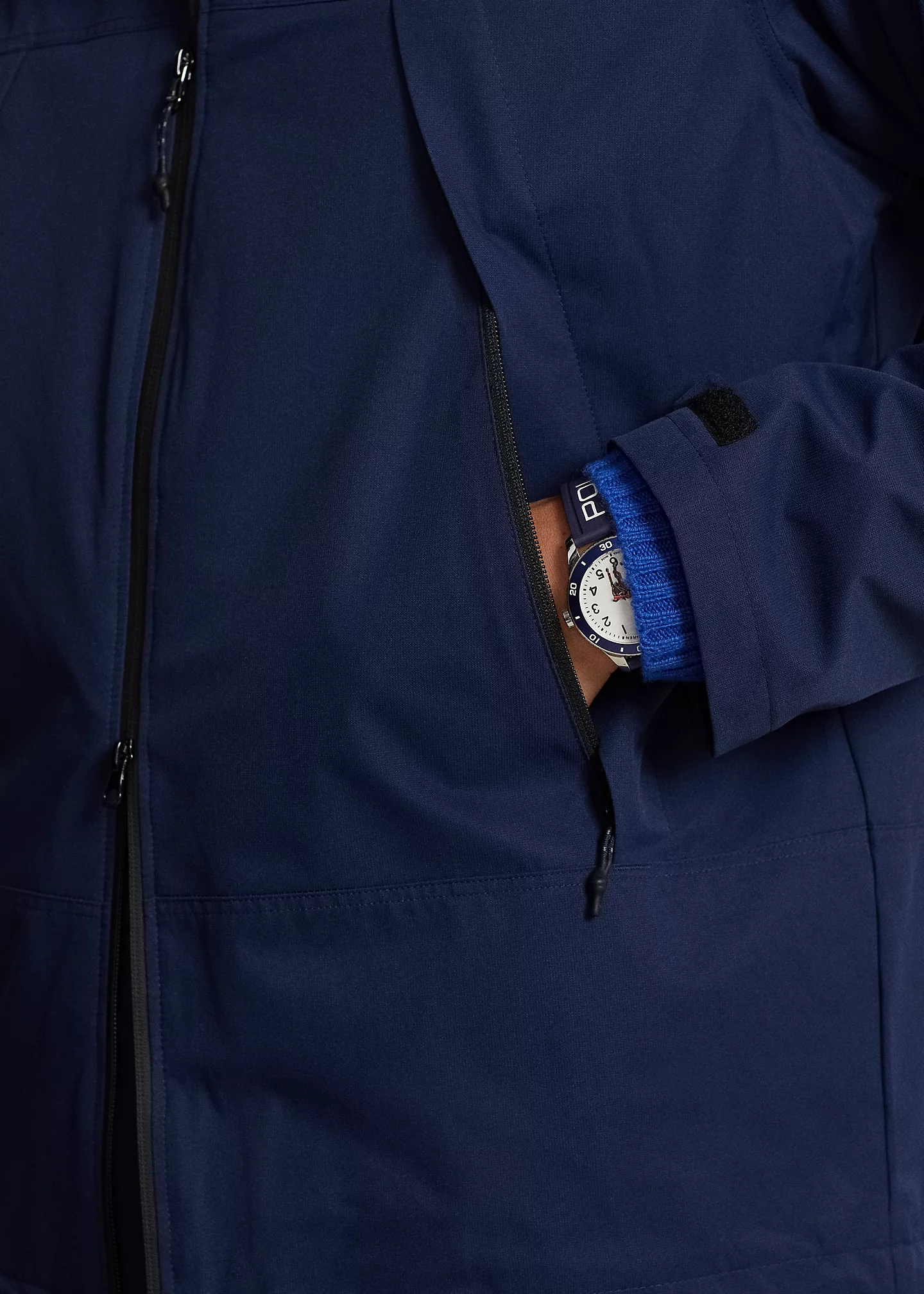 Water-Resistant Hooded Jacket