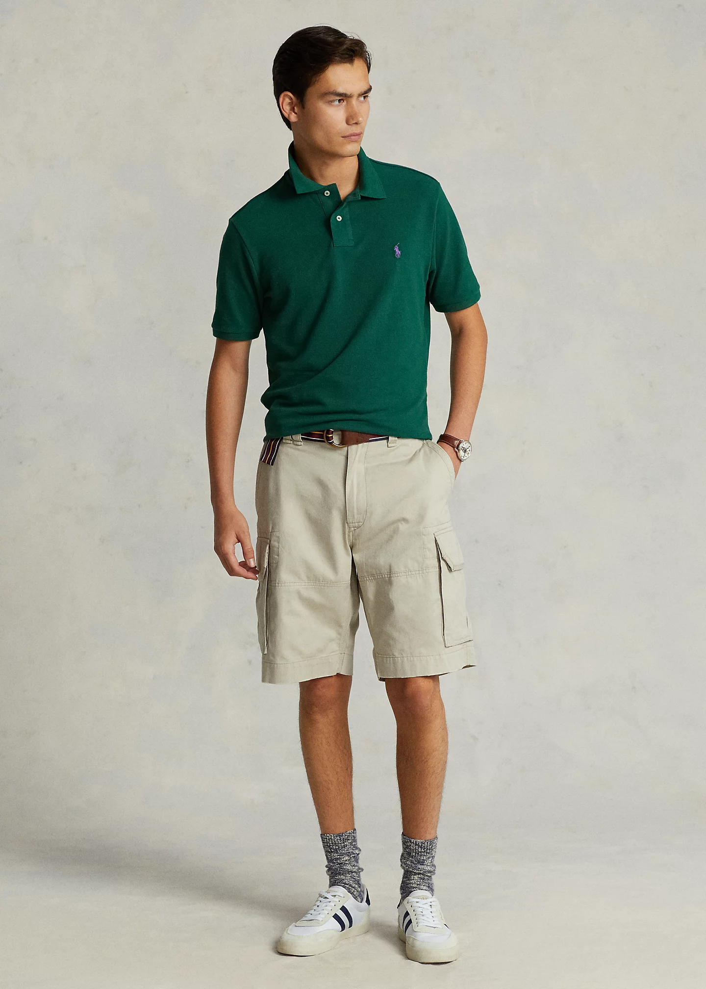 10.5-Inch Classic Fit Twill Cargo Short