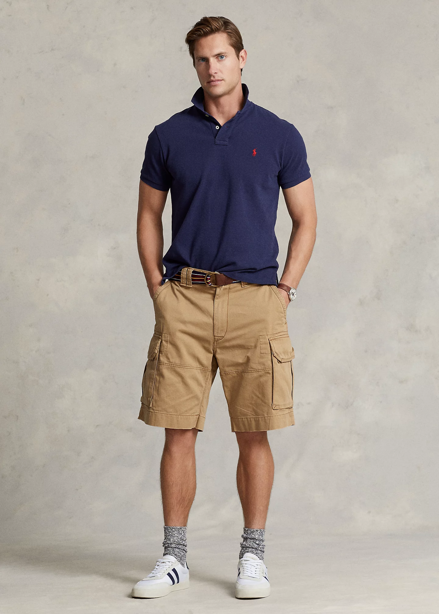 10.5-Inch Classic Fit Twill Cargo Short