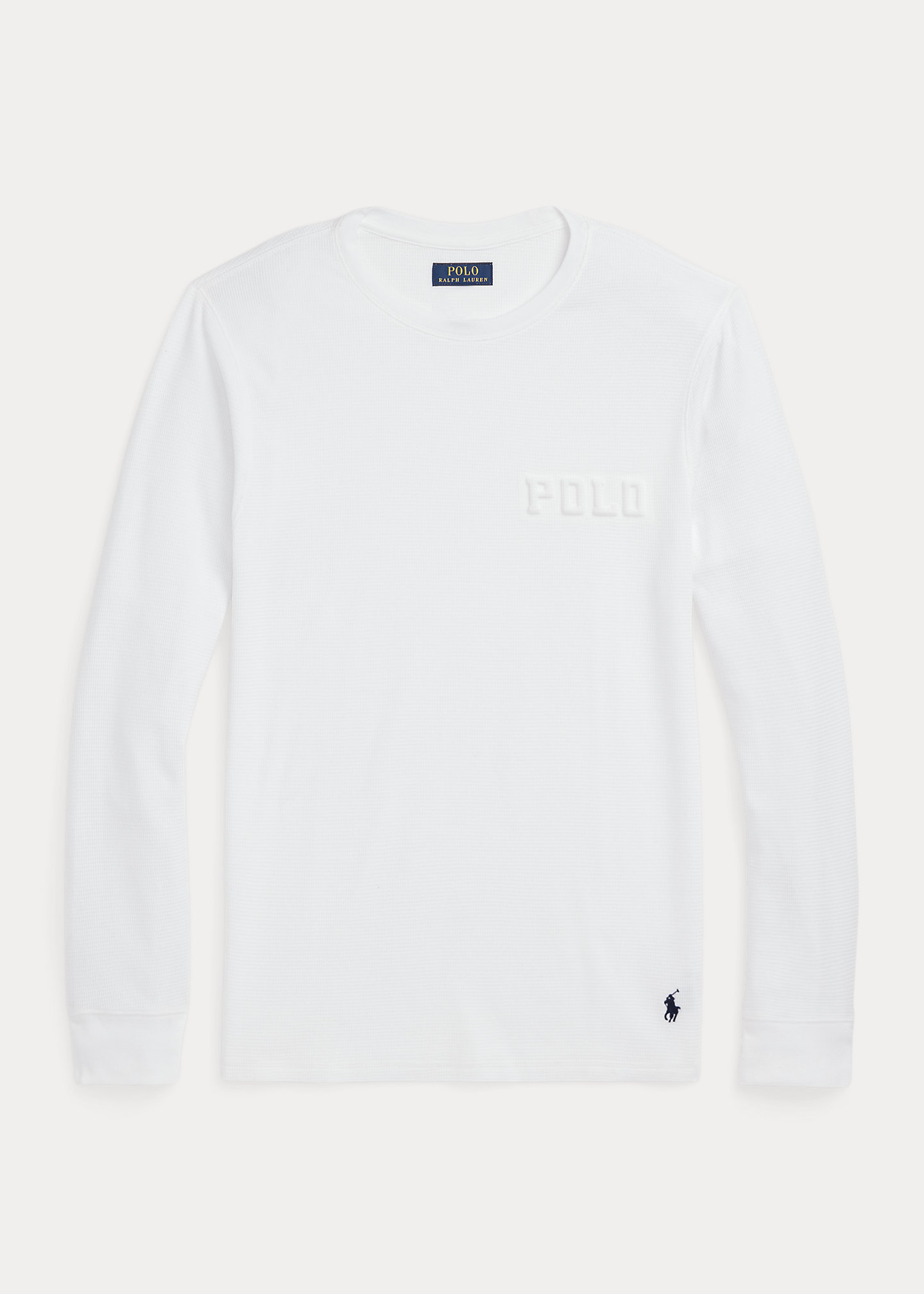 Logo Waffle-Knit Sleep Shirt