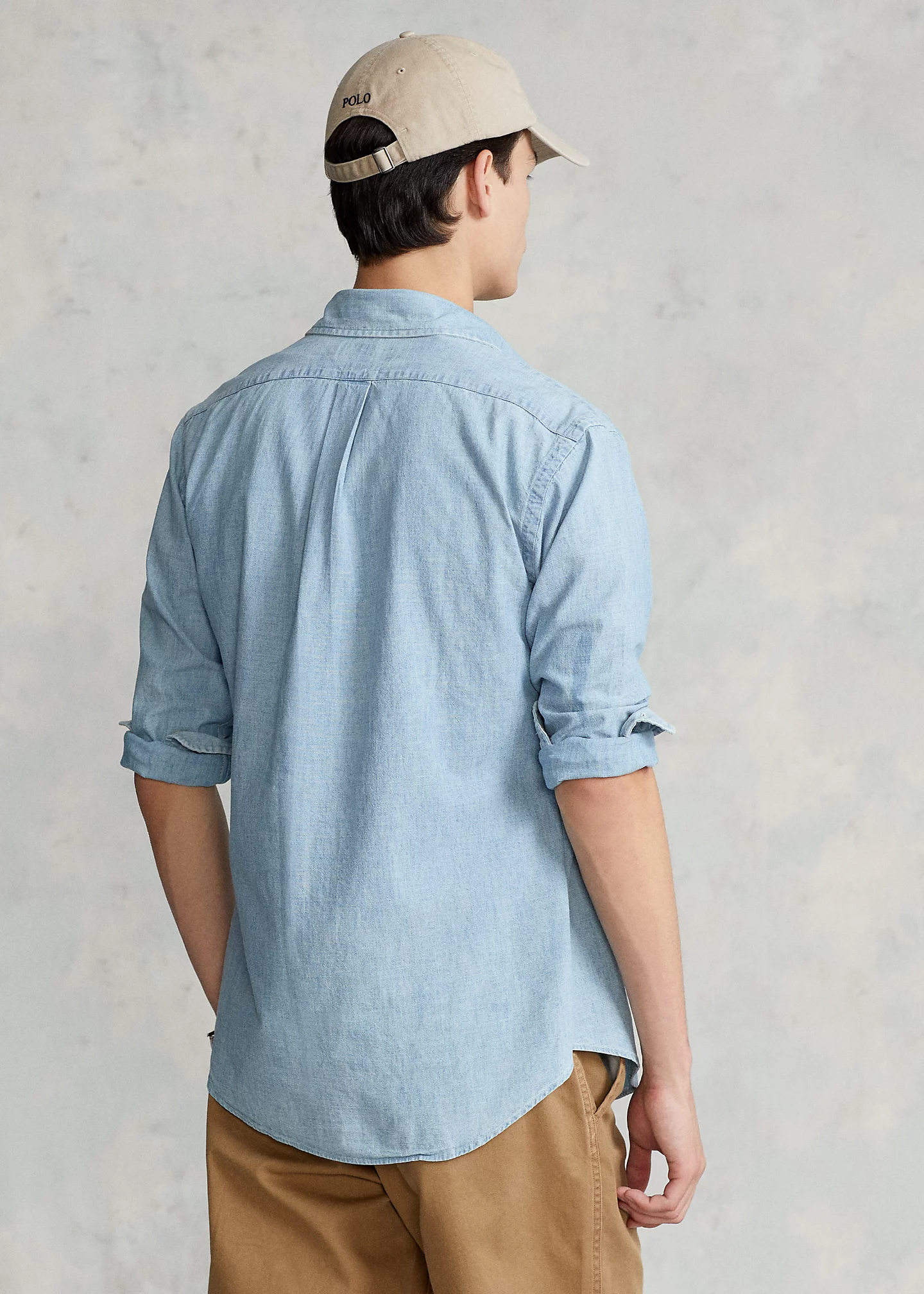 Classic Fit Indigo Chambray Shirt
