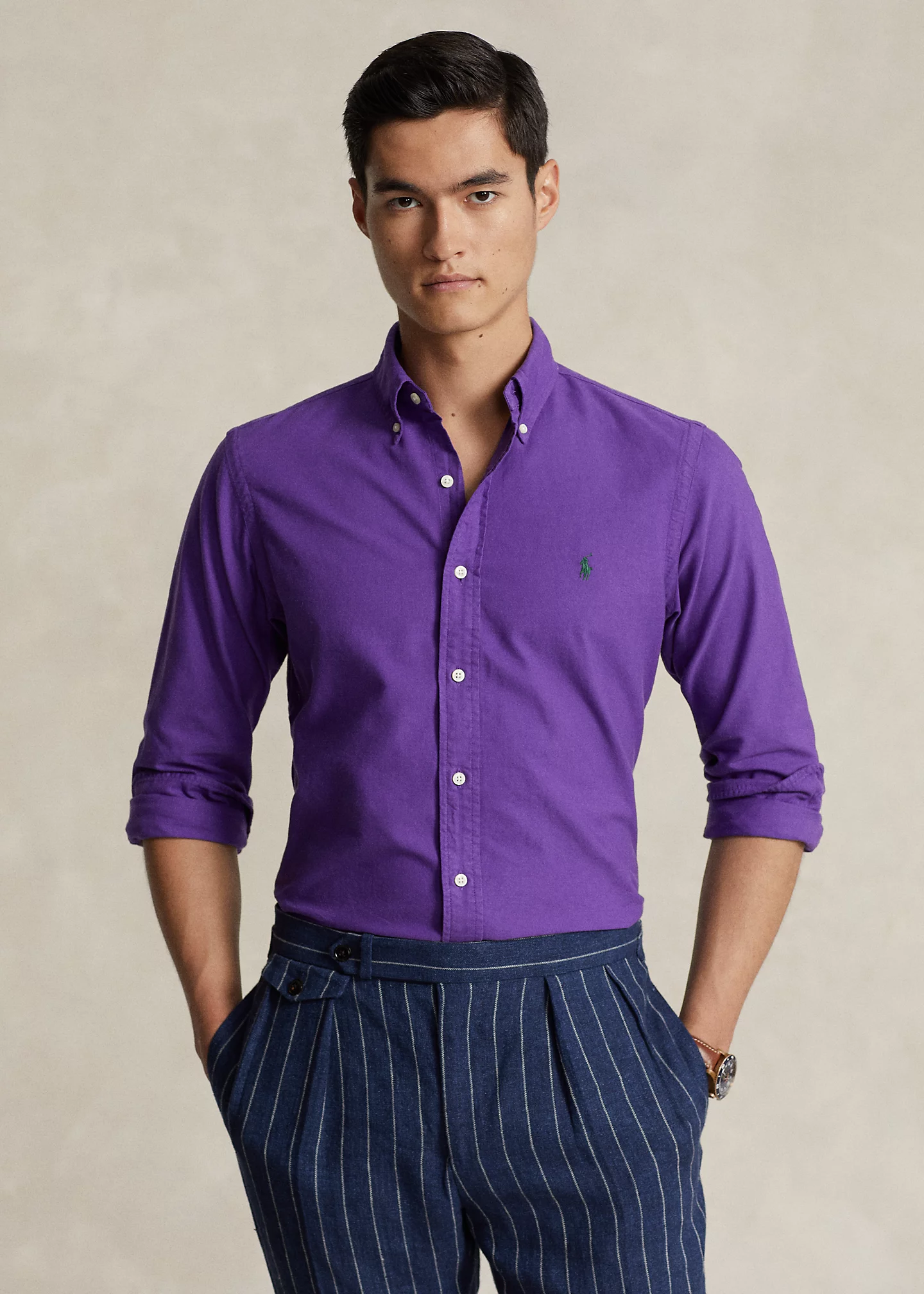 Garment-Dyed Oxford Shirt - All Fits