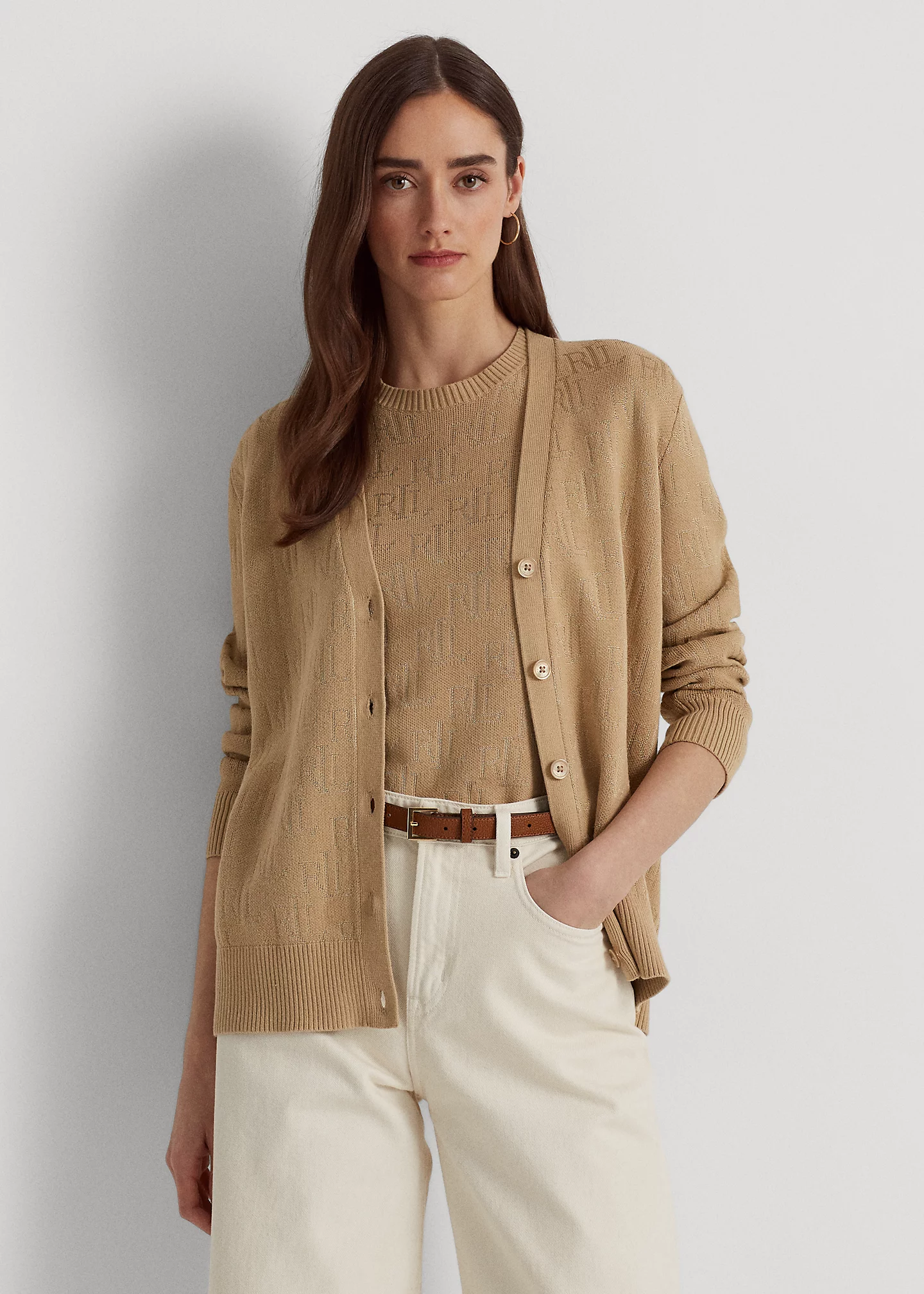 Monogram Jacquard Cardigan