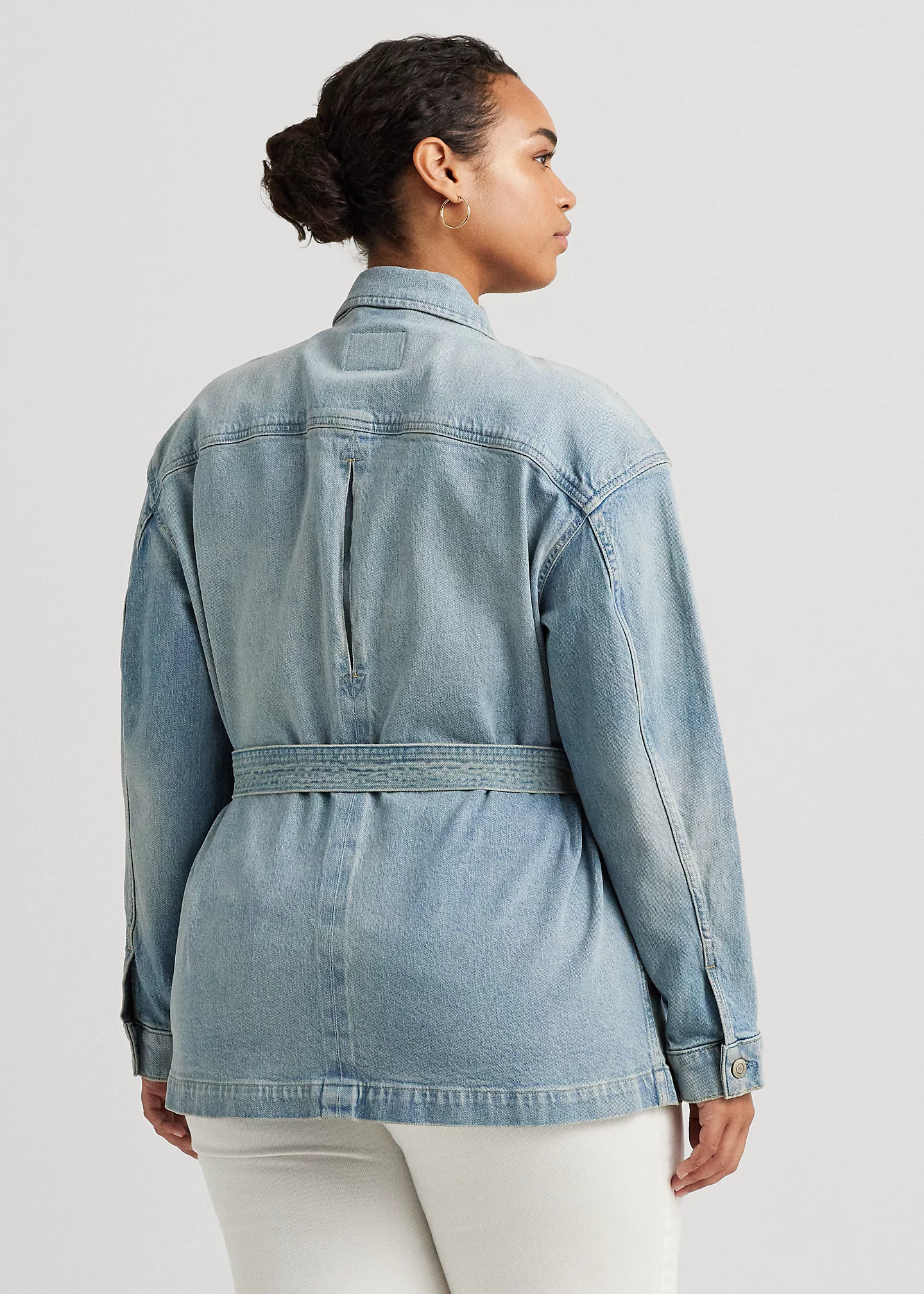 Belted Denim Field Jacket