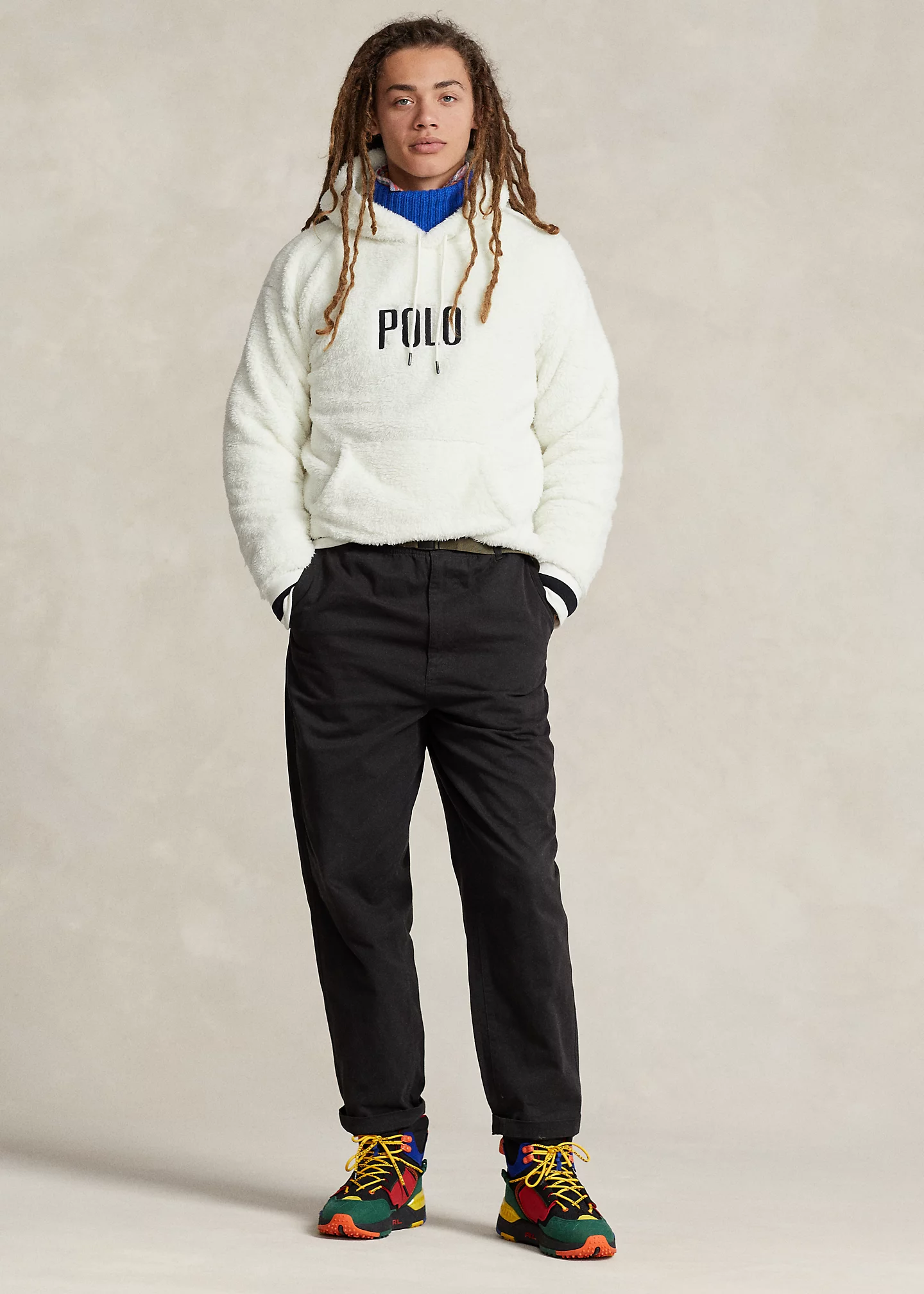 Logo Pile Fleece Hoodie