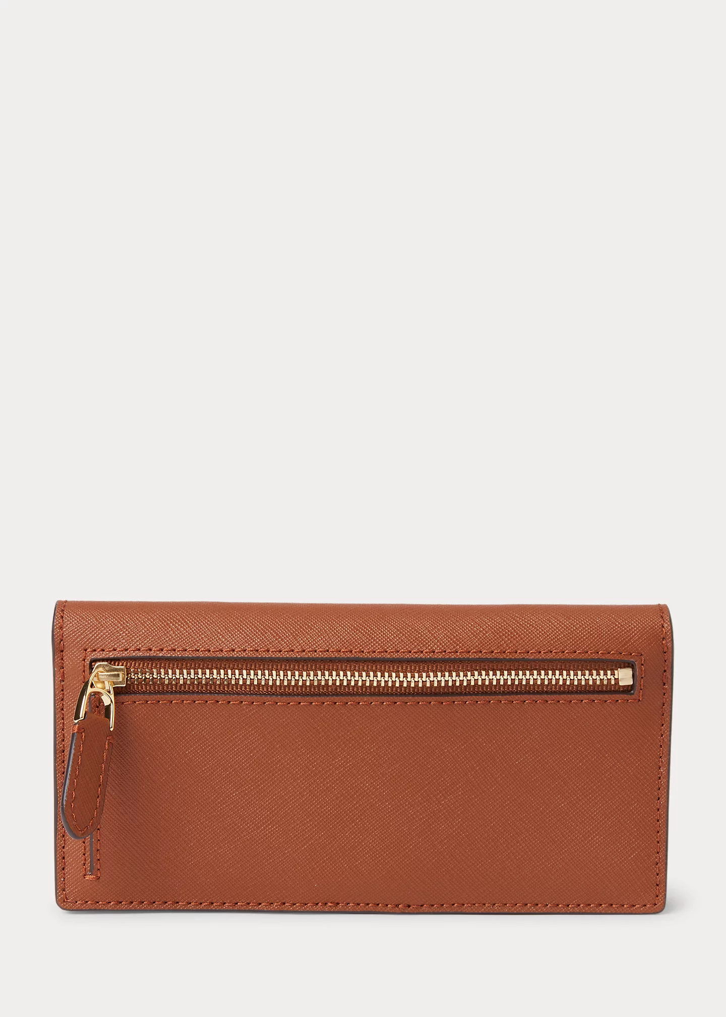 Crosshatch Leather Slim Wallet