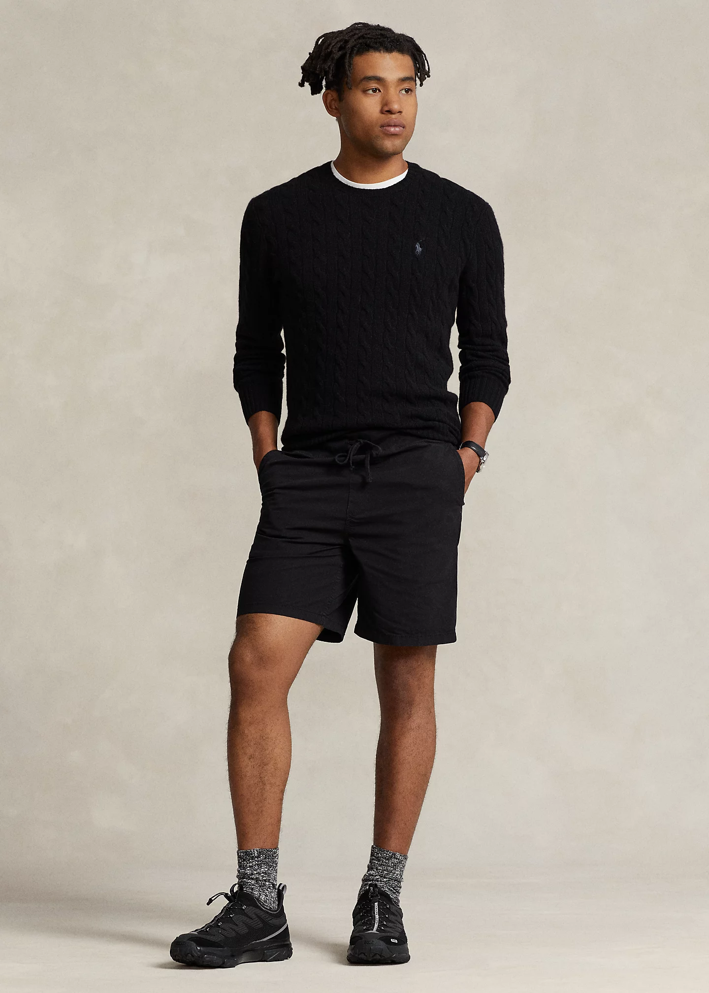 7-Inch Relaxed Fit Stretch Poplin Short