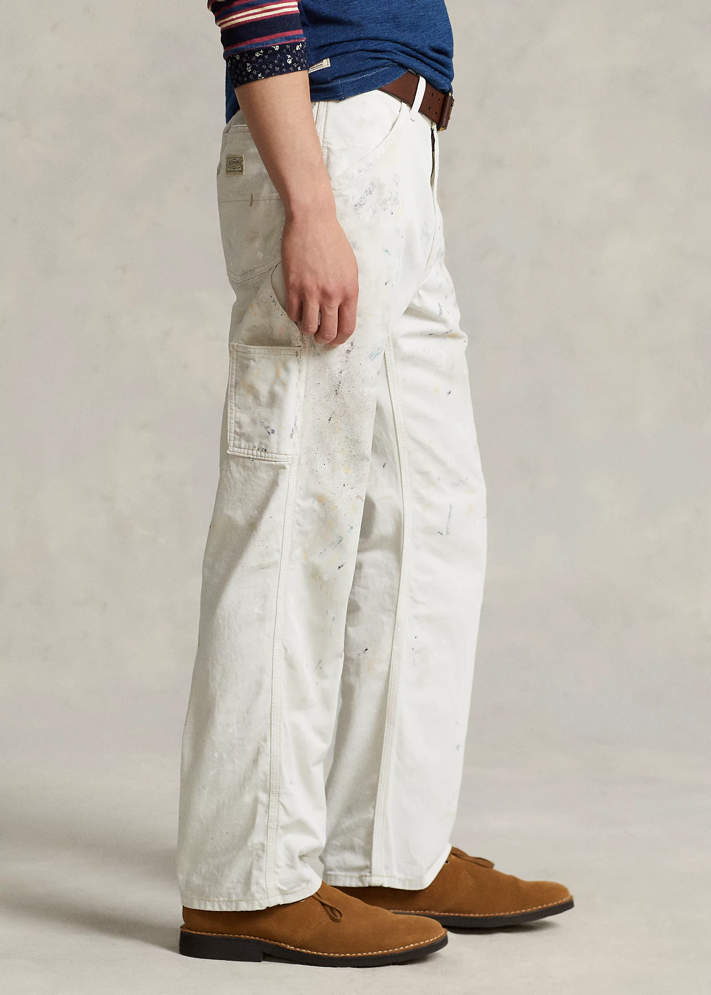 Relaxed Fit Painted Carpenter Jean