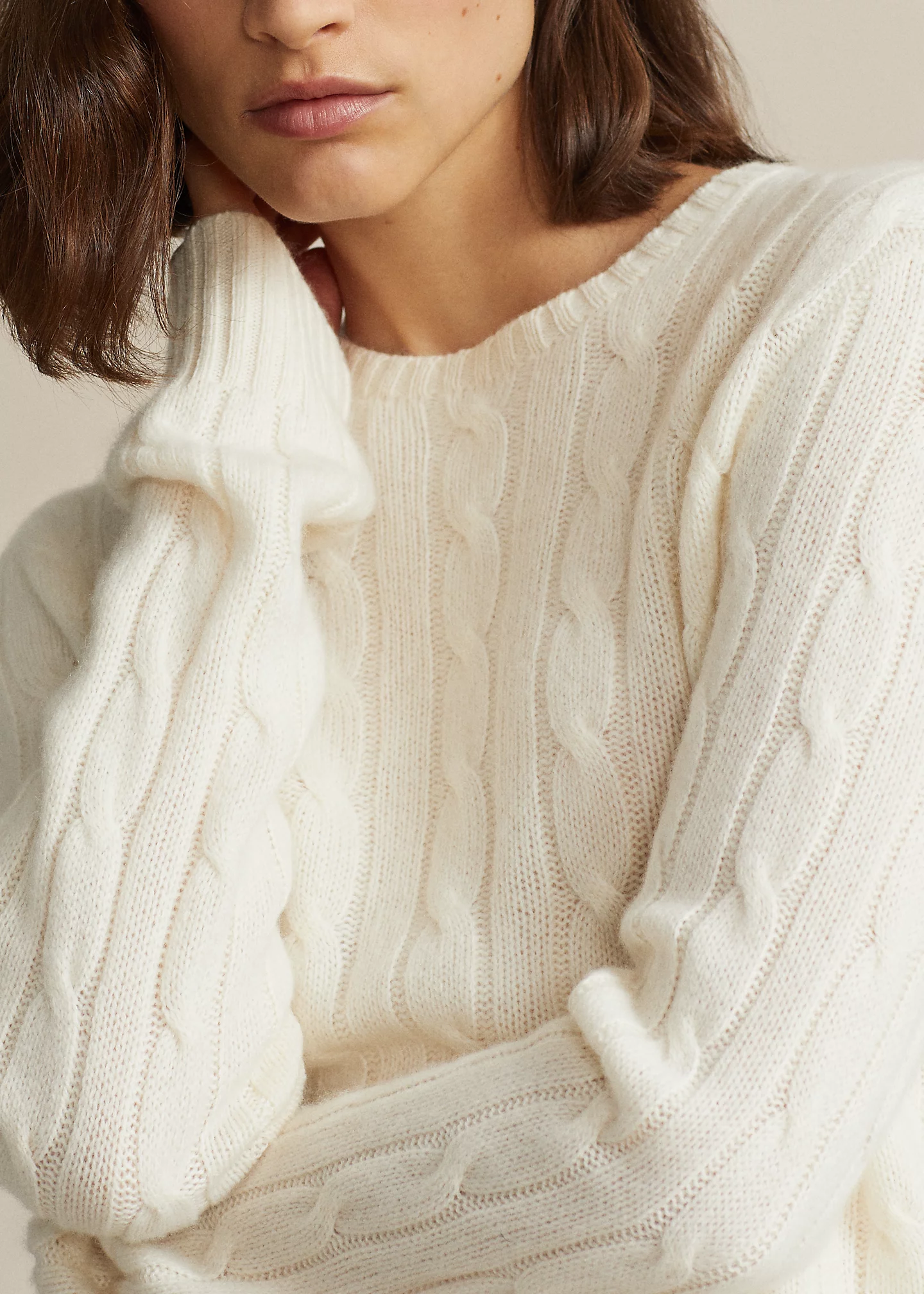 The Iconic Cable-Knit Cashmere Sweater