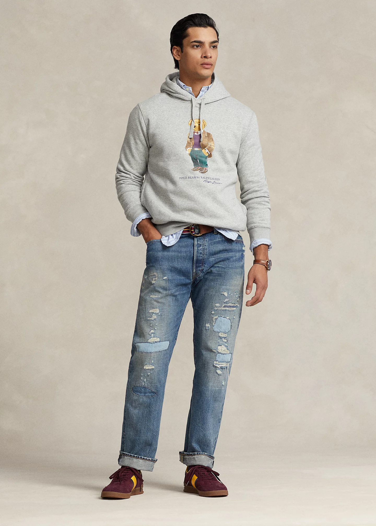 Polo Bear Fleece Hoodie