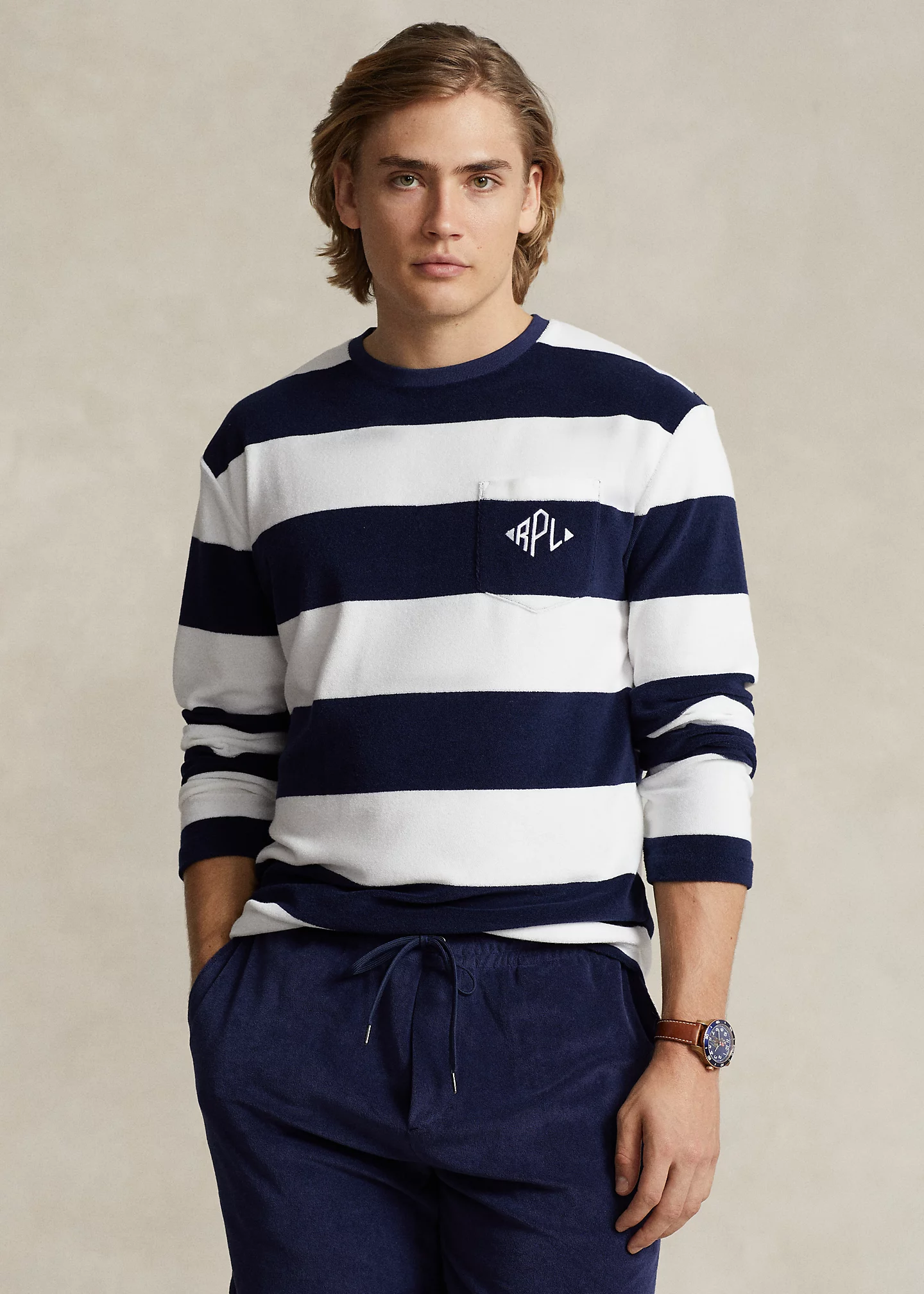Standard Fit Monogram Terry T-Shirt