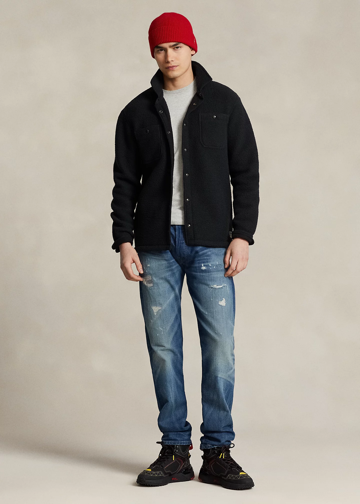 Pile Fleece Shirt Jacket