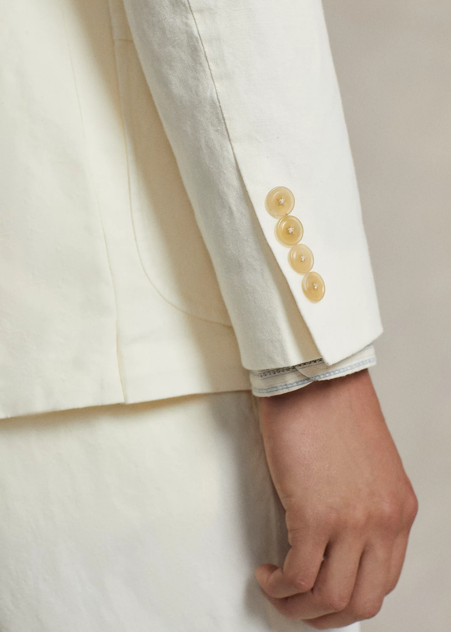 Polo Soft Tailored Cotton-Linen Jacket