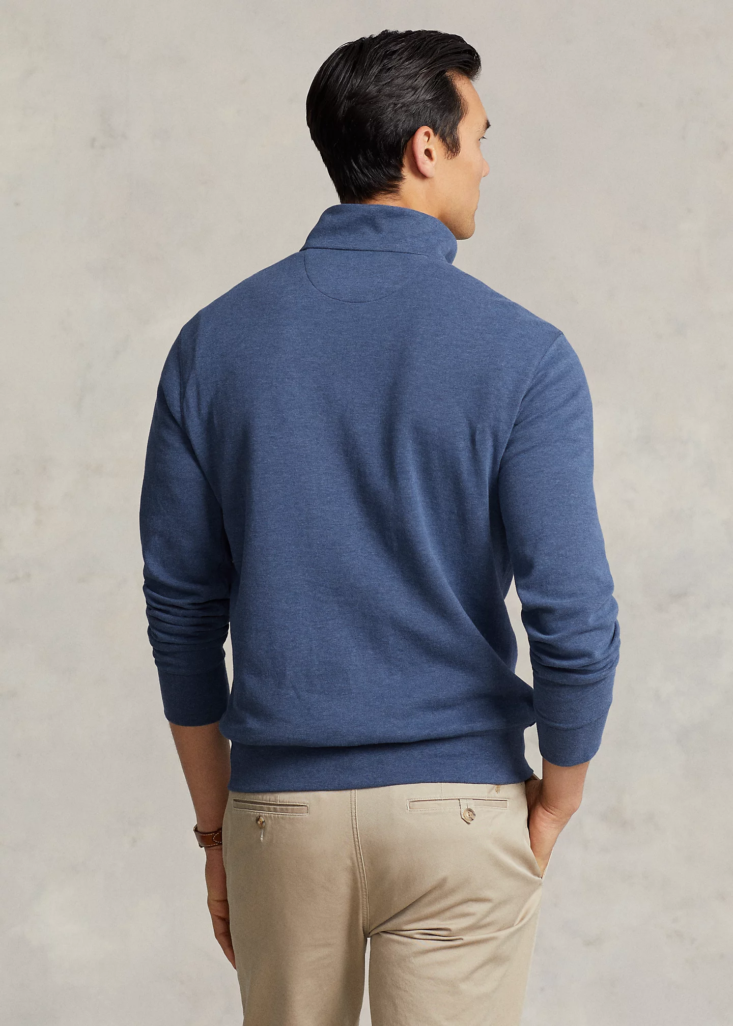 Luxury Jersey Quarter-Zip Pullover