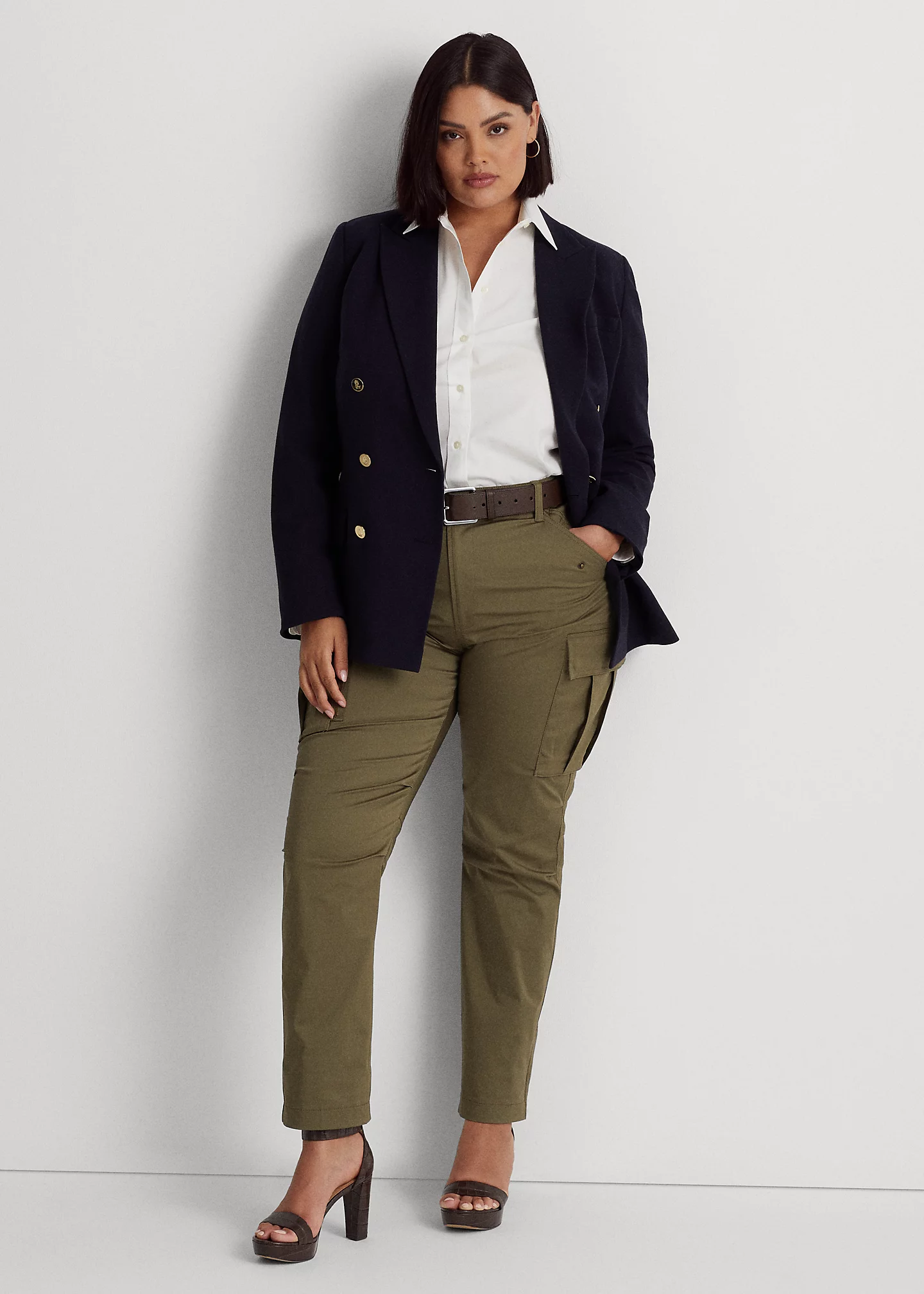 Cotton Sateen Cargo Pant