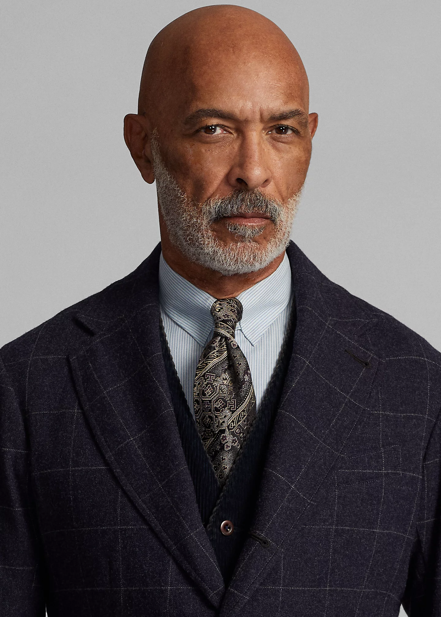 Unconstructed Windowpane Wool Sport Coat