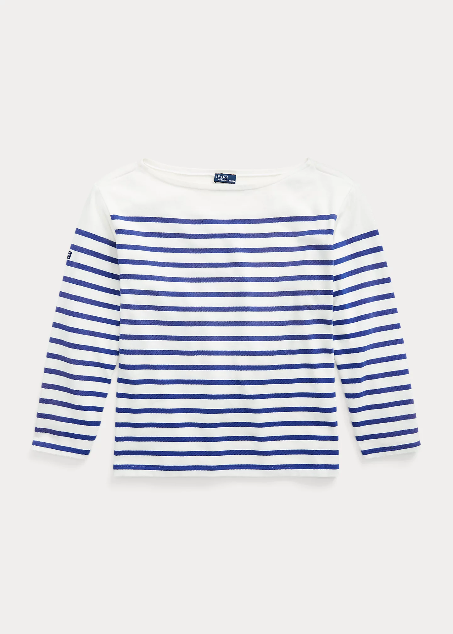 Striped Boatneck Jersey Tee