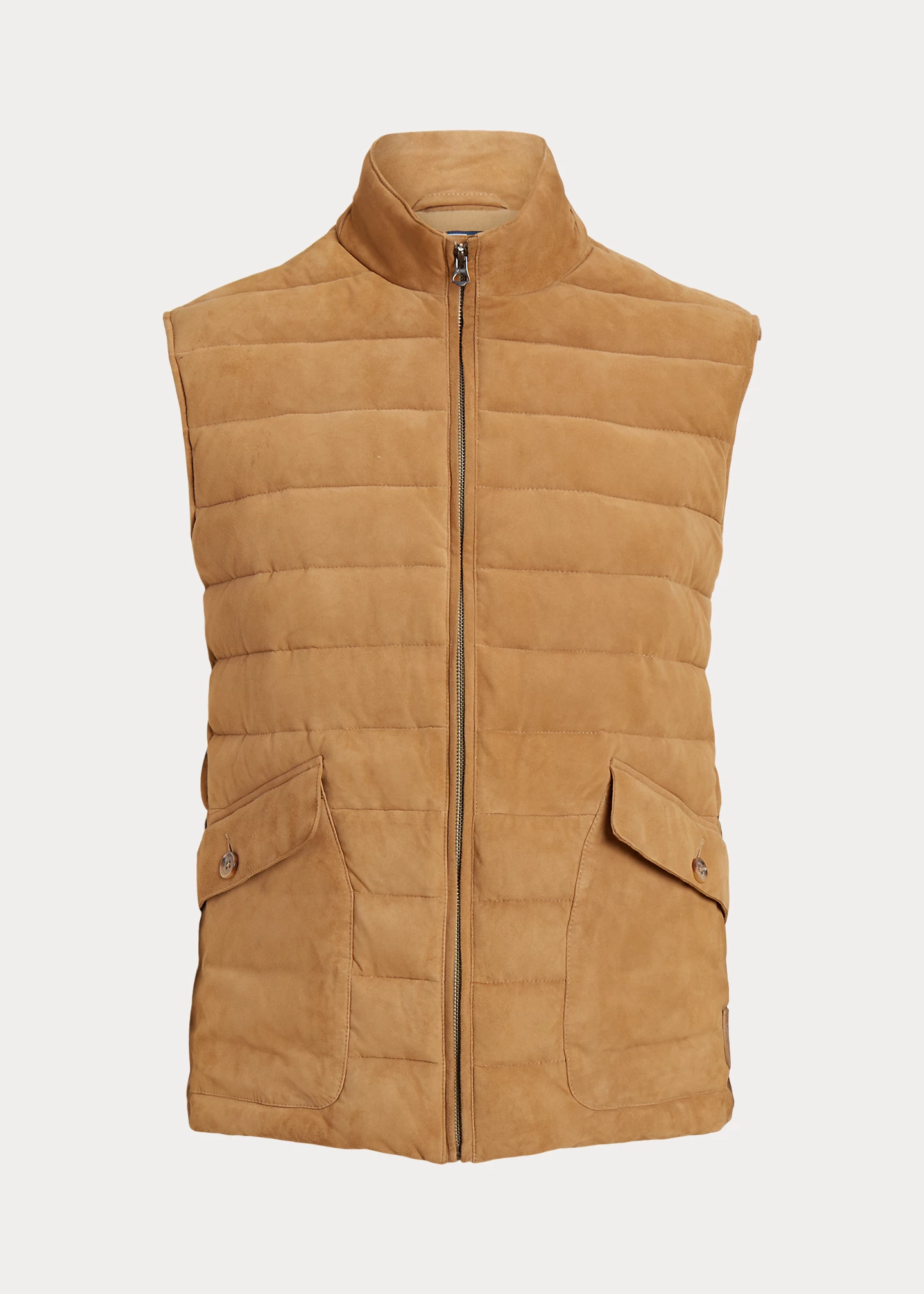 Quilted Suede Vest