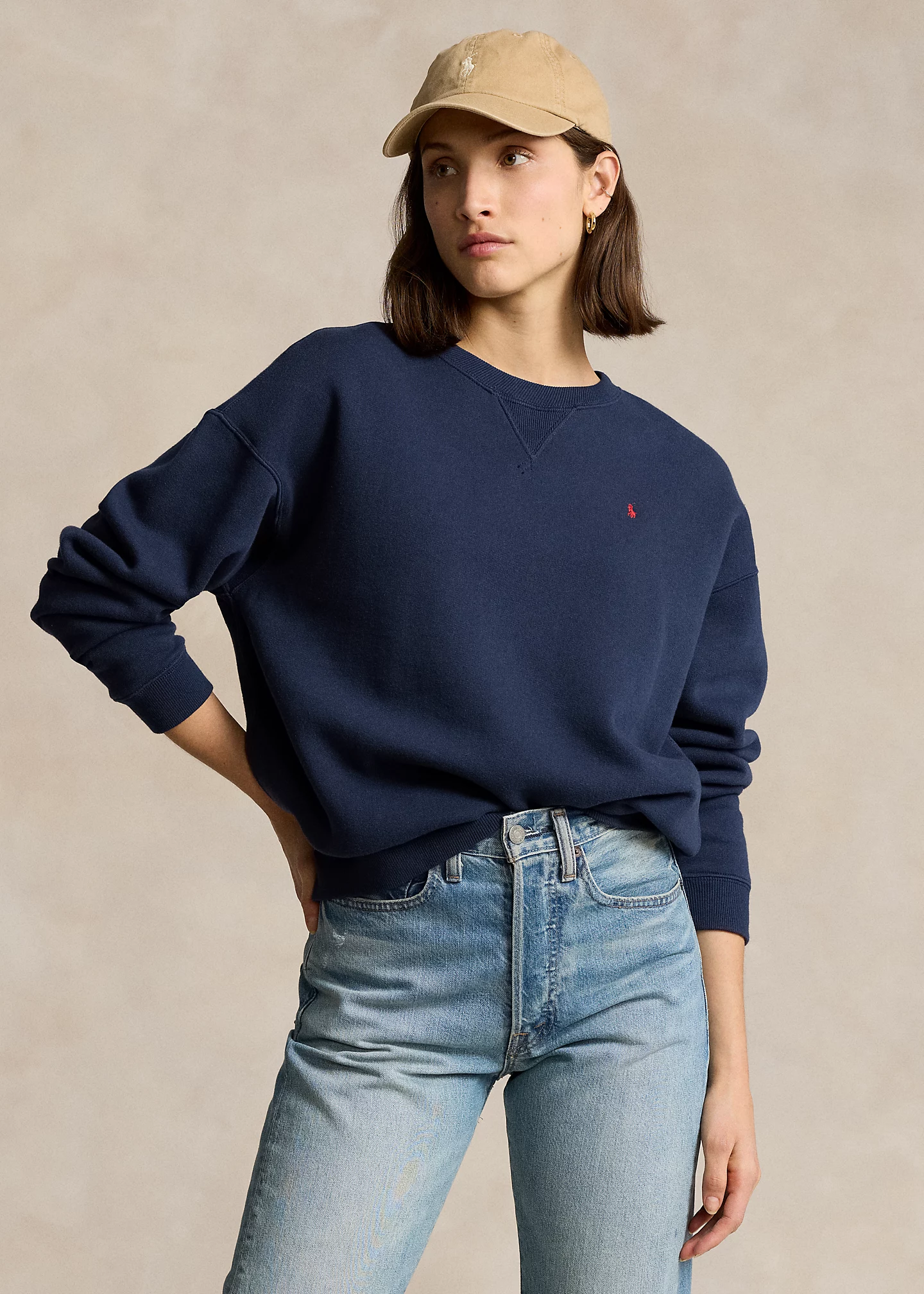 Fleece Crewneck Pullover