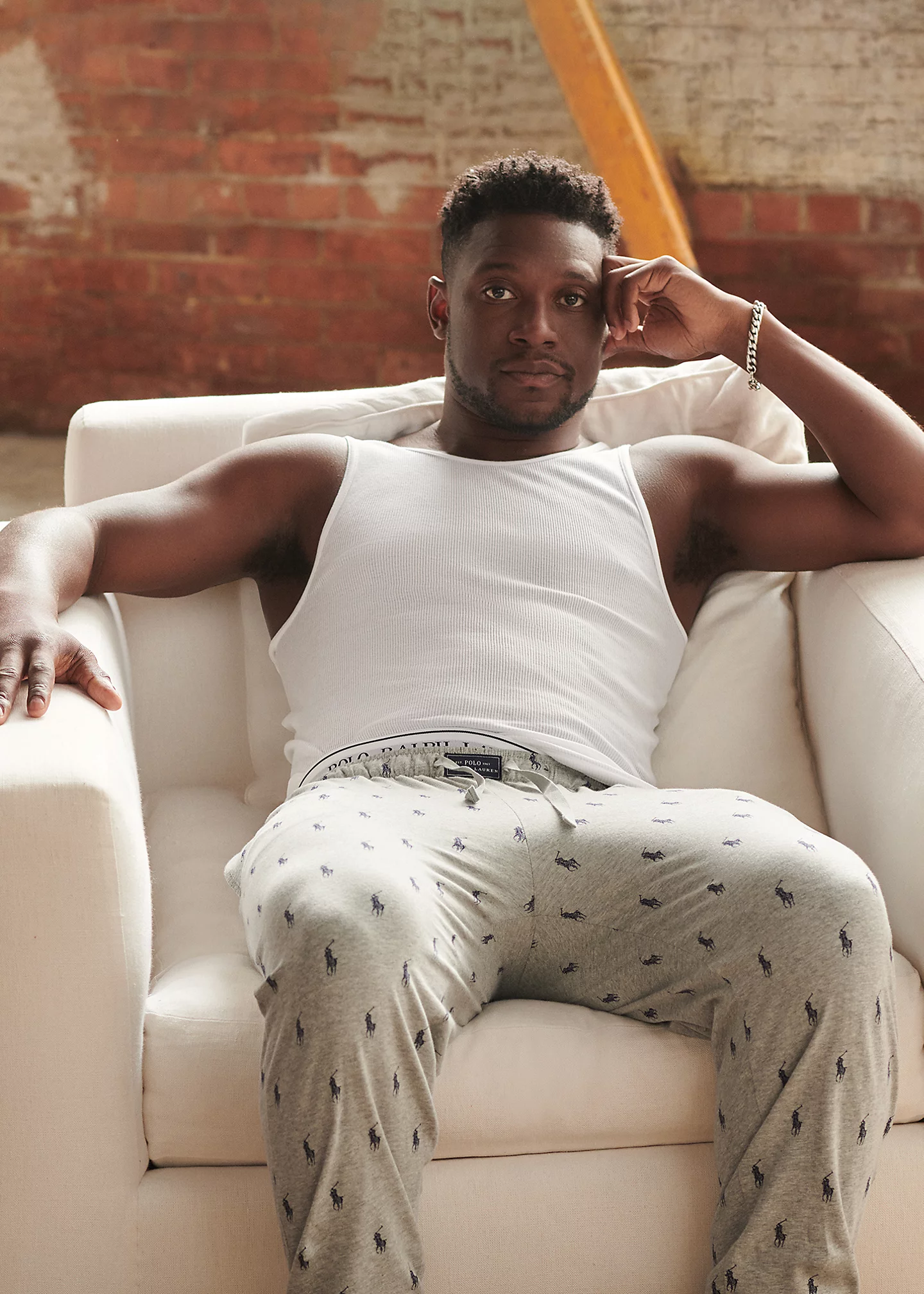 Allover Pony Cotton Sleep Jogger