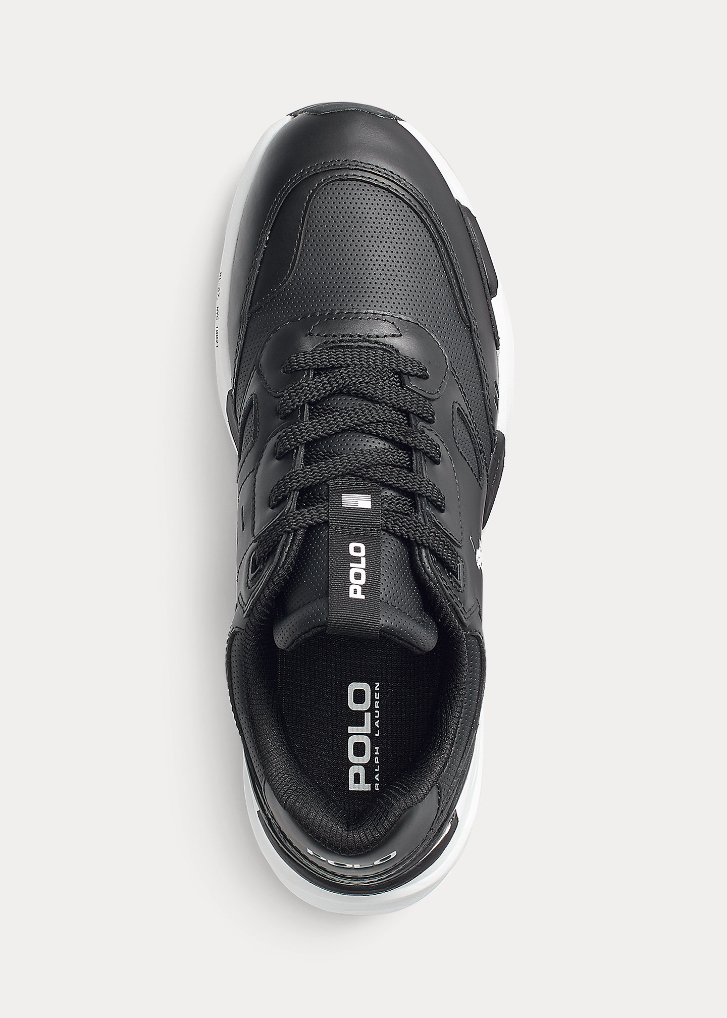 Jogger Leather-Paneled Sneaker