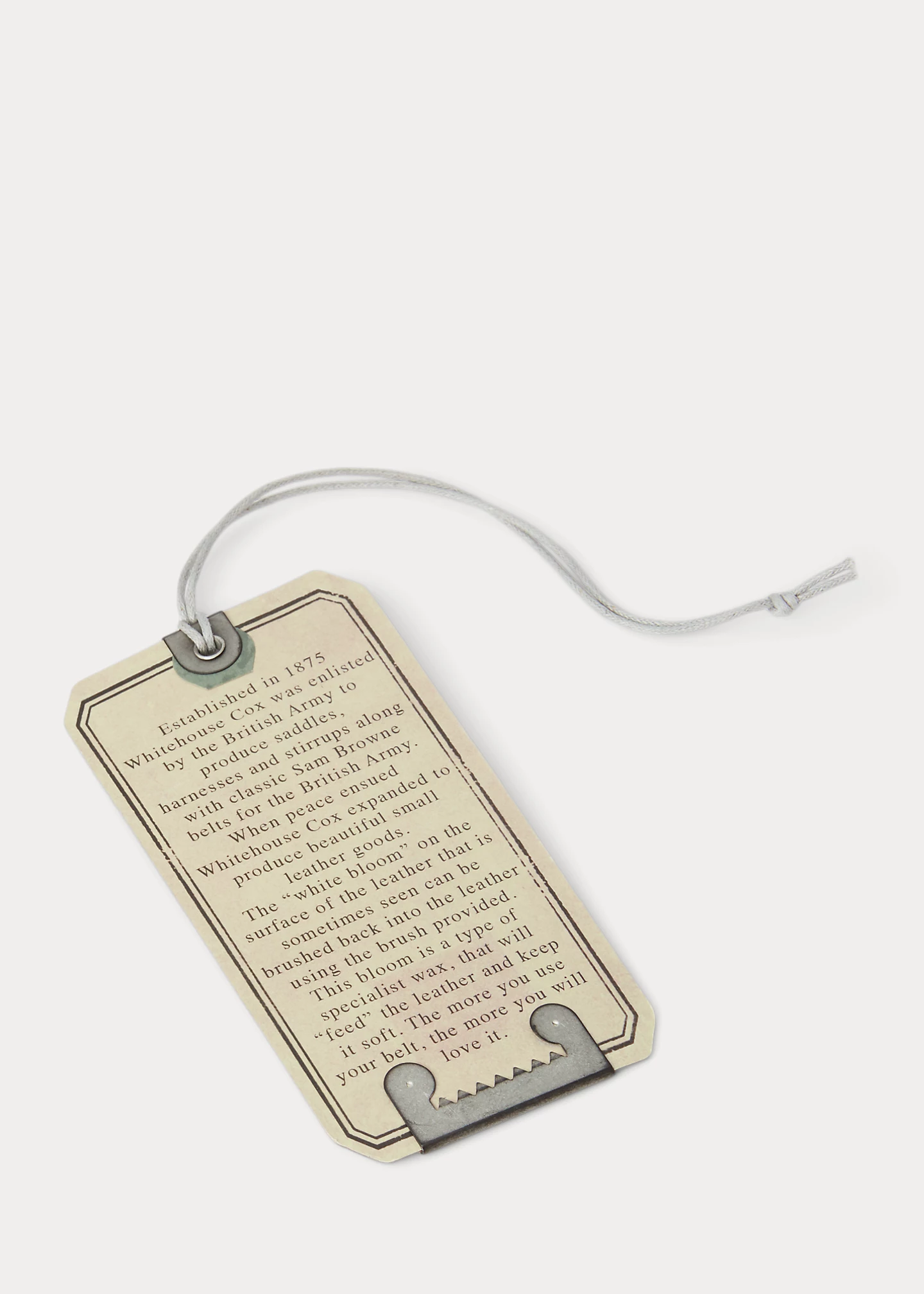 Topstitched Leather Belt