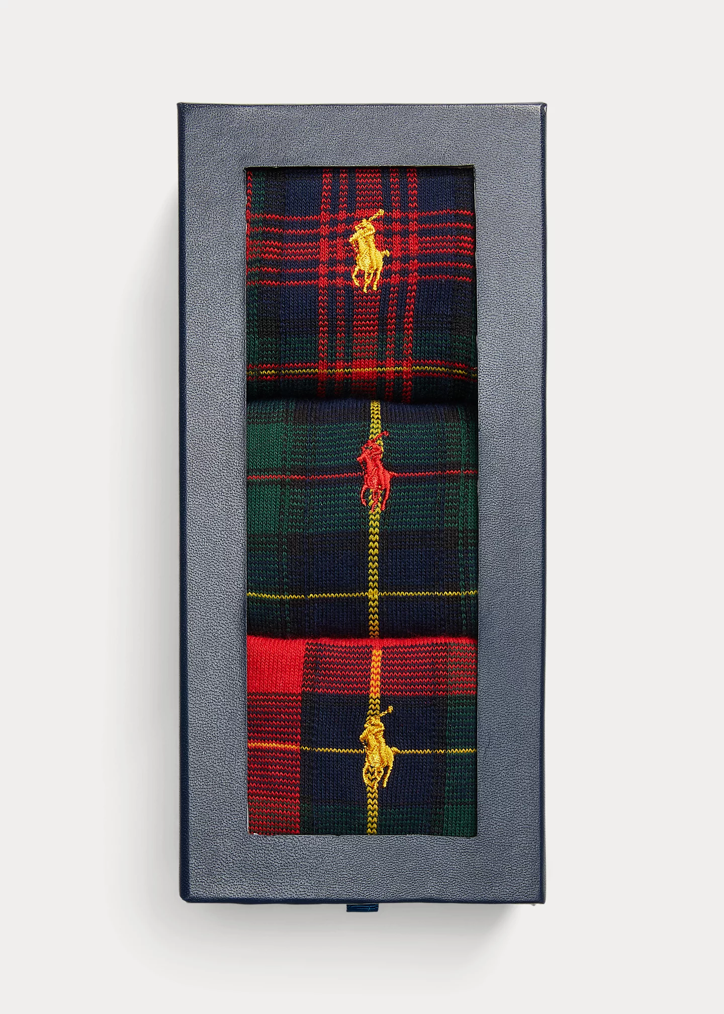 Plaid Trouser Sock 3-Pack