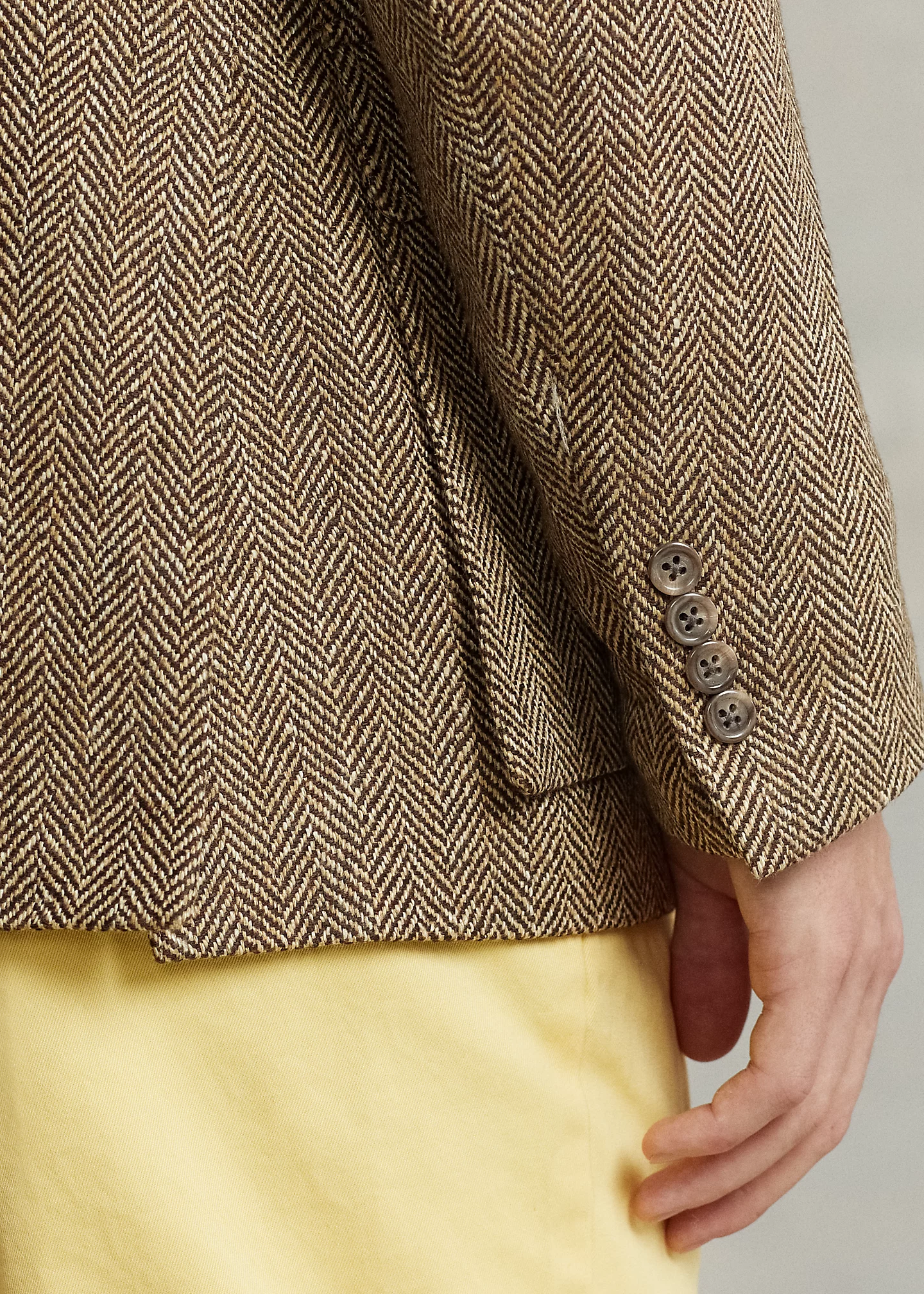 The RL67 Tailored Herringbone Jacket