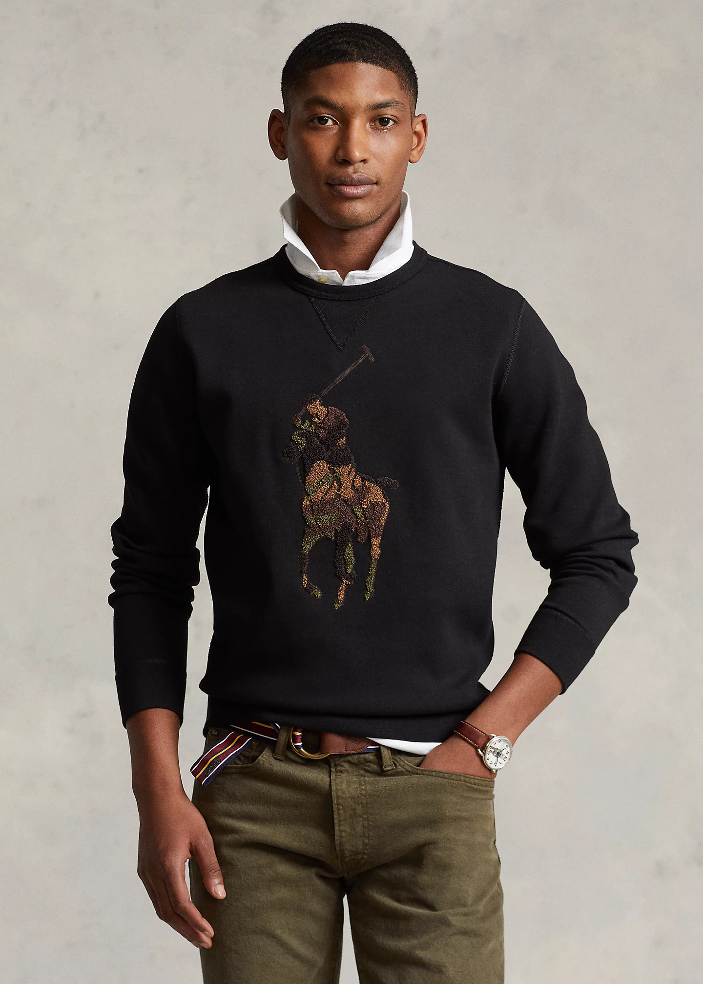 Big Pony Double-Knit Sweatshirt