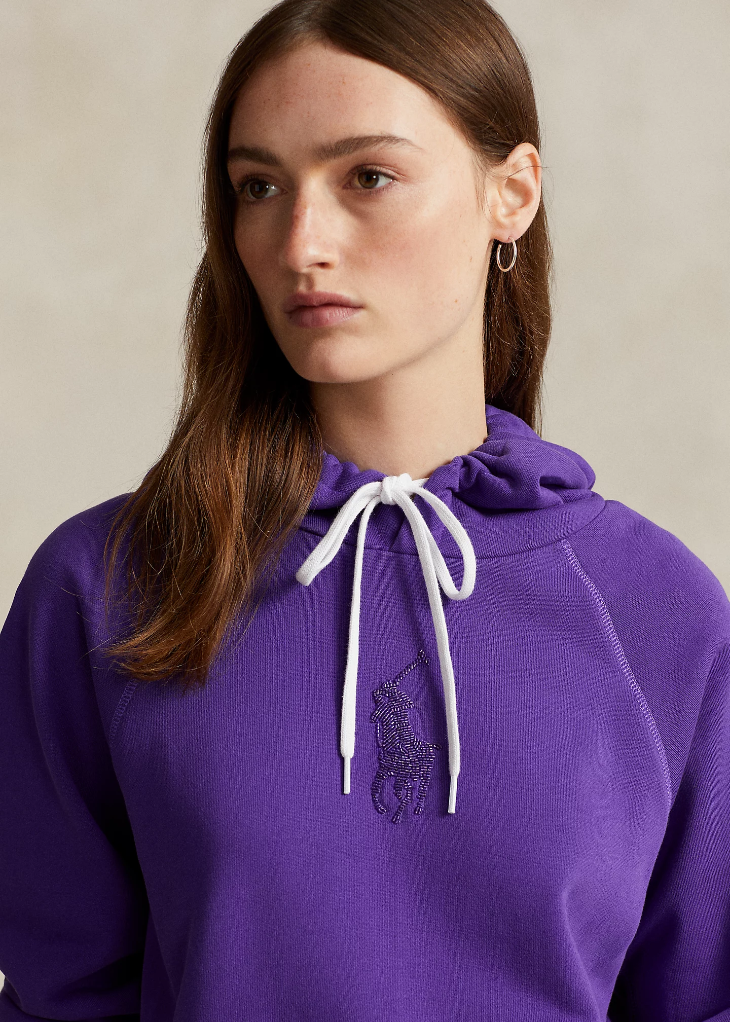 Shrunken Fit Big Pony Hoodie