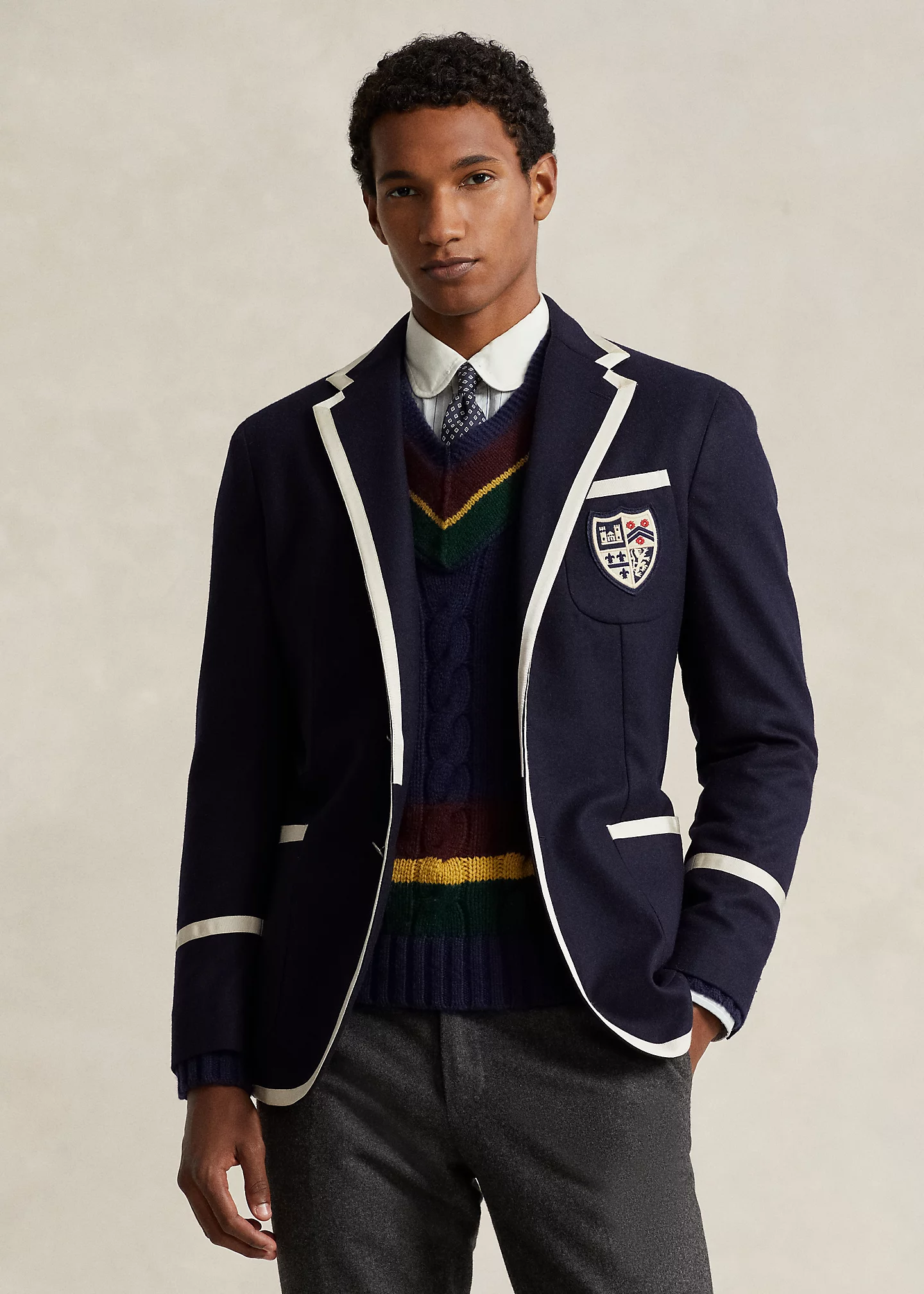 Polo Unconstructed Wool Cricket Blazer