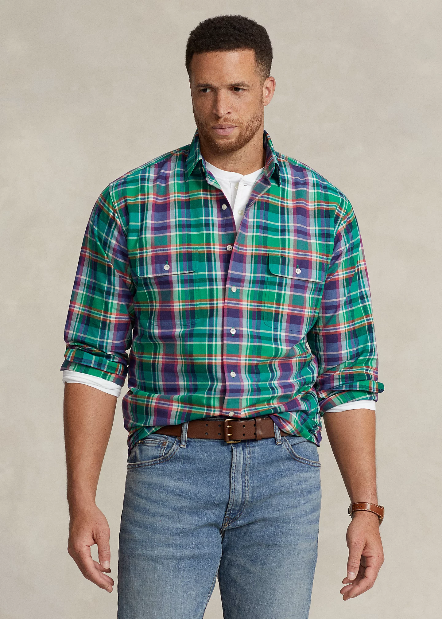 Plaid Oxford Workshirt
