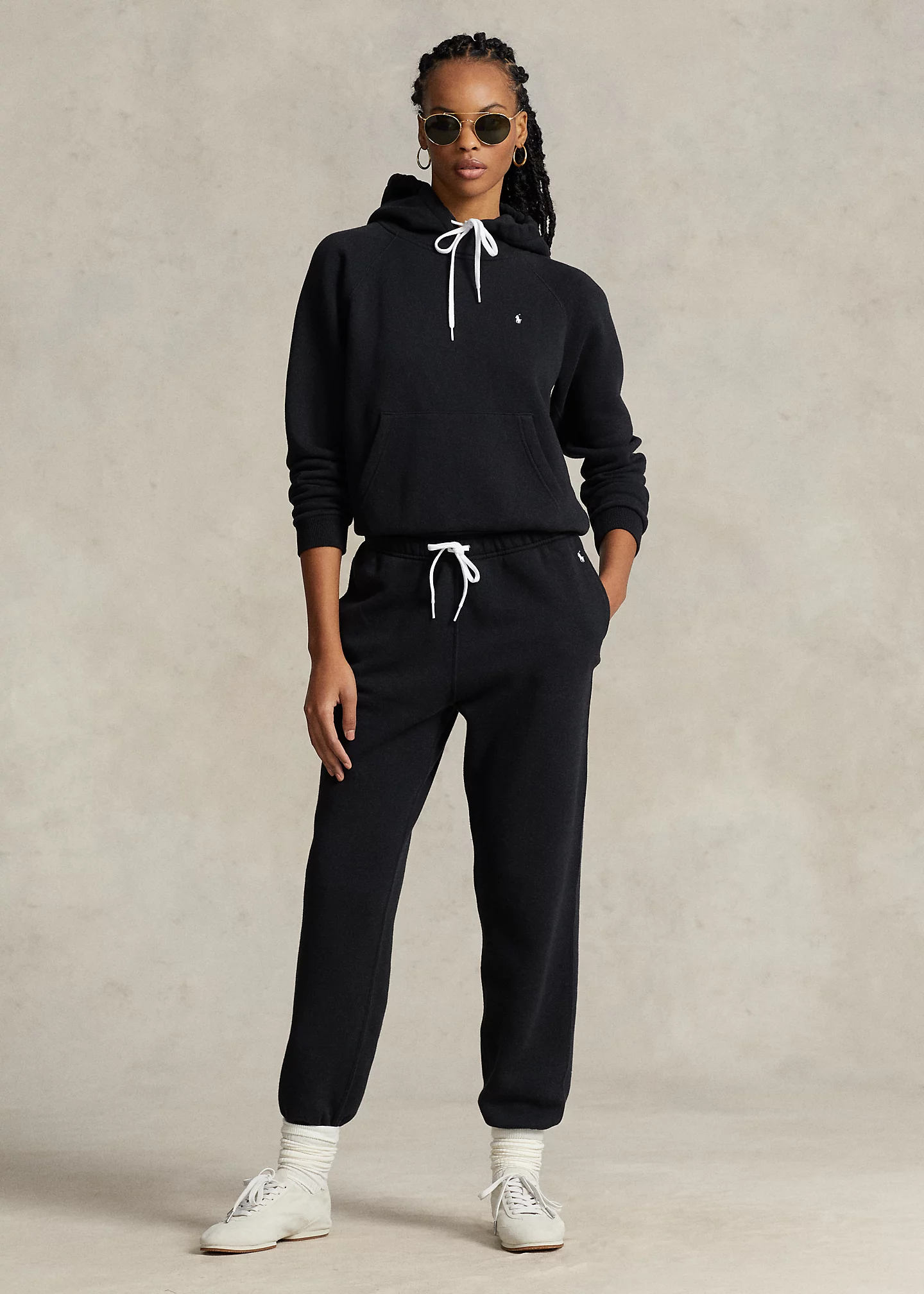 Shrunken Fit Fleece Hoodie