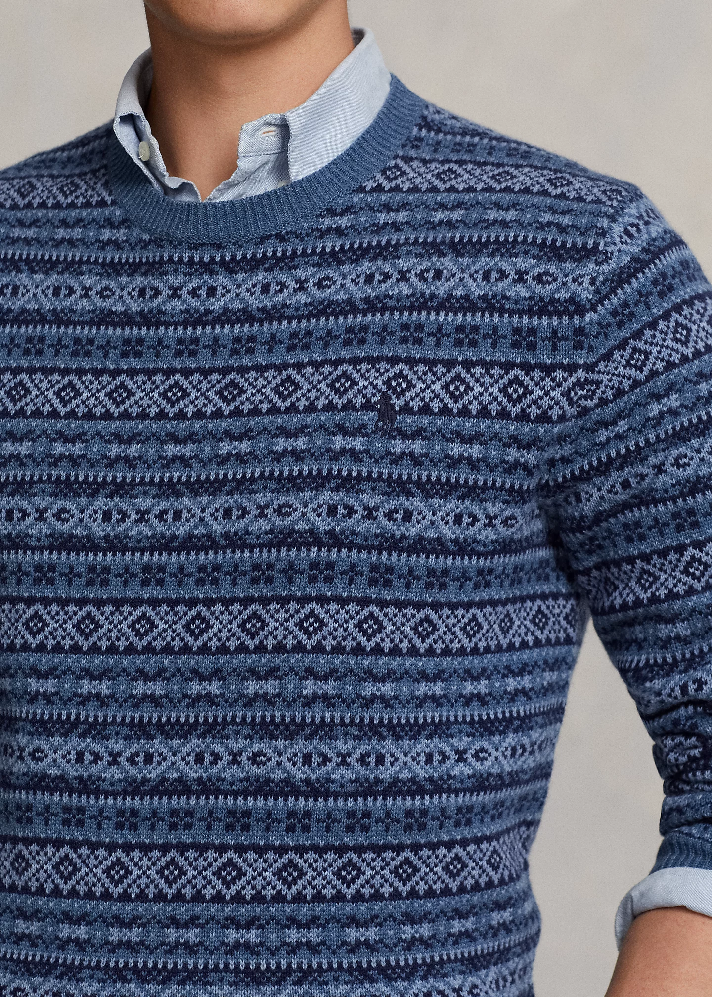 Fair Isle Wool Sweater