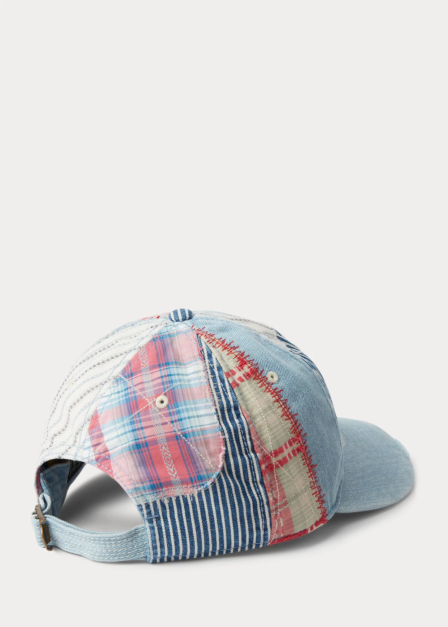 Polo Country Patchwork Denim Ball Cap