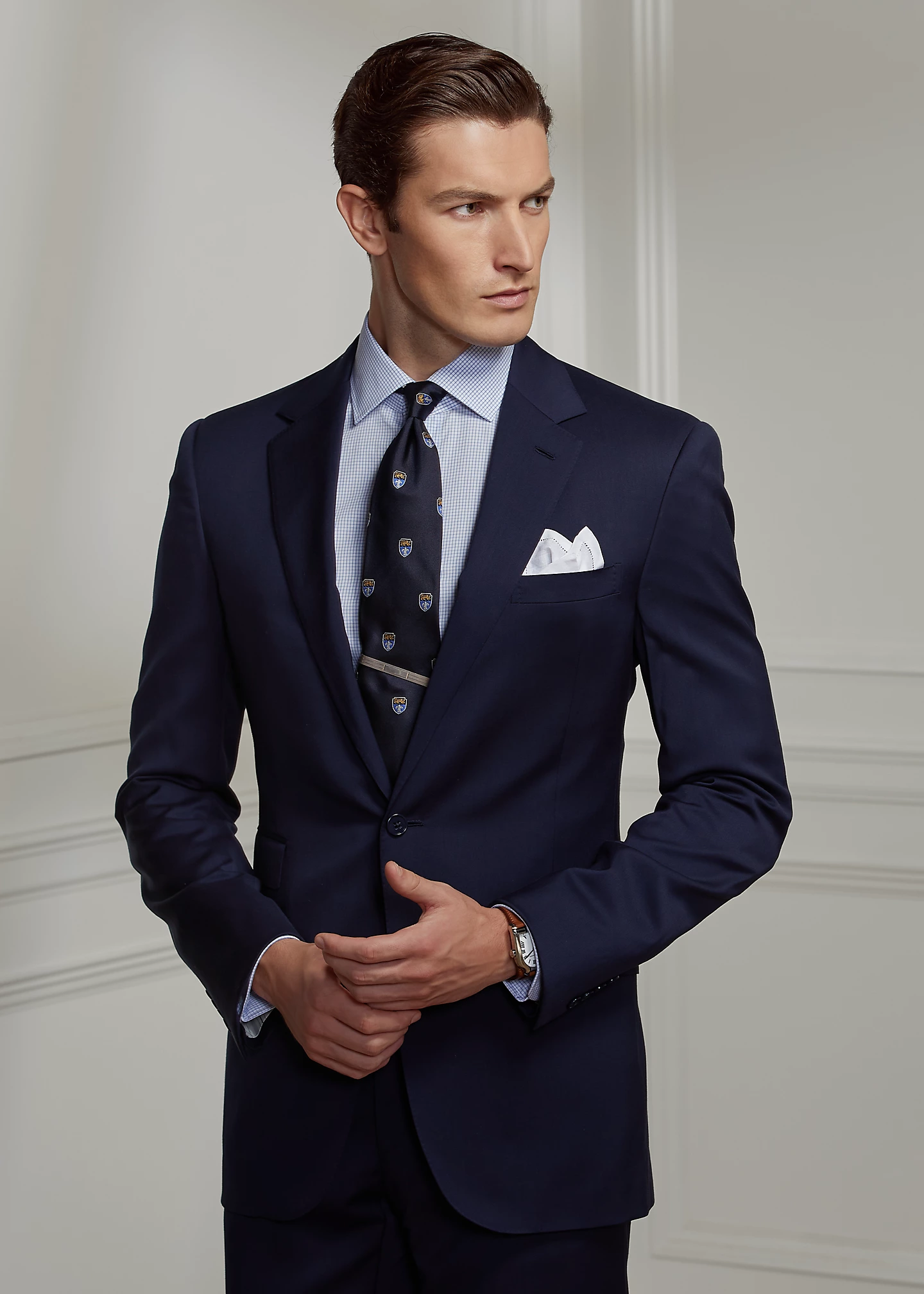Gregory Hand-Tailored Wool Serge Suit