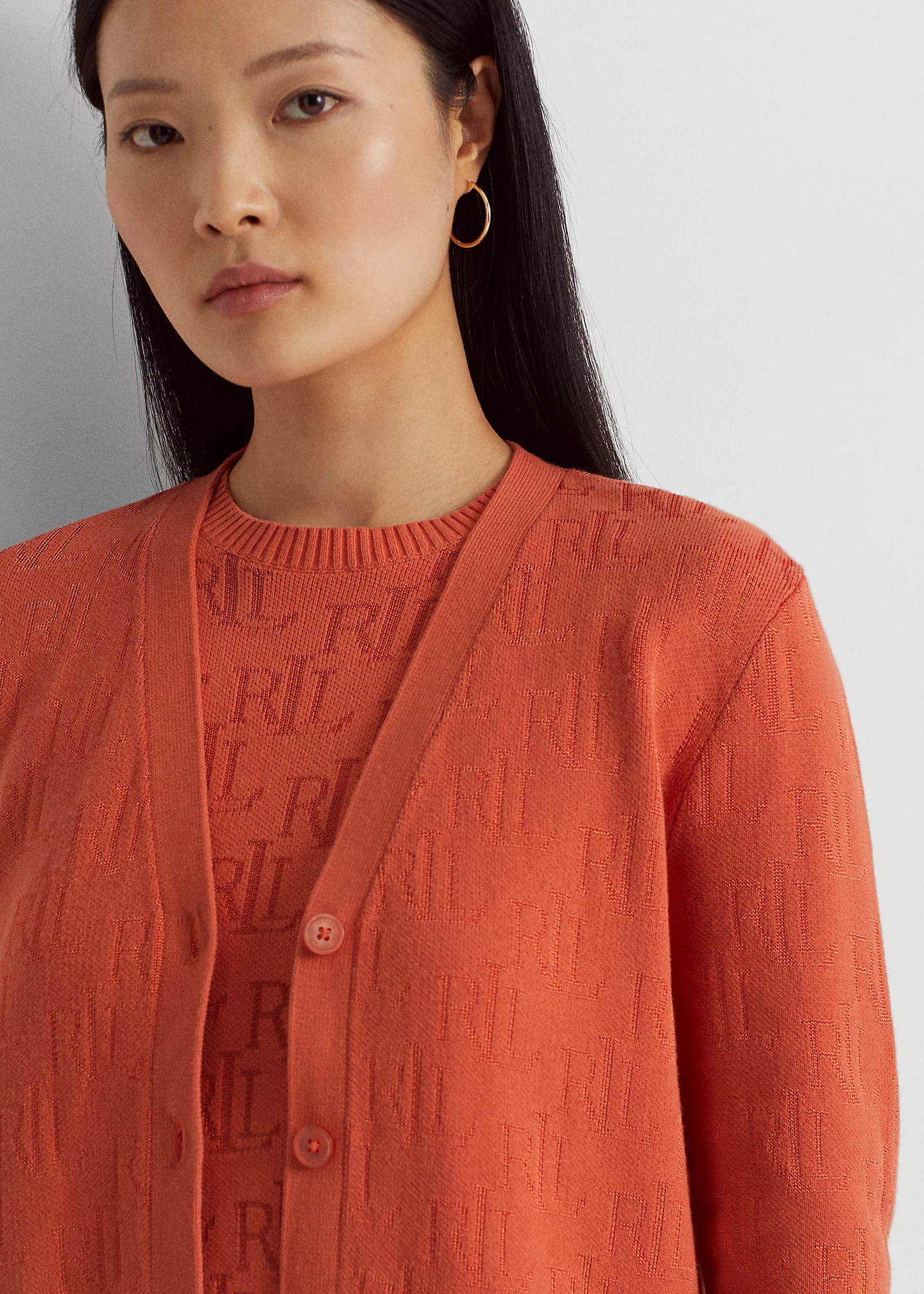 Monogram Jacquard Cardigan