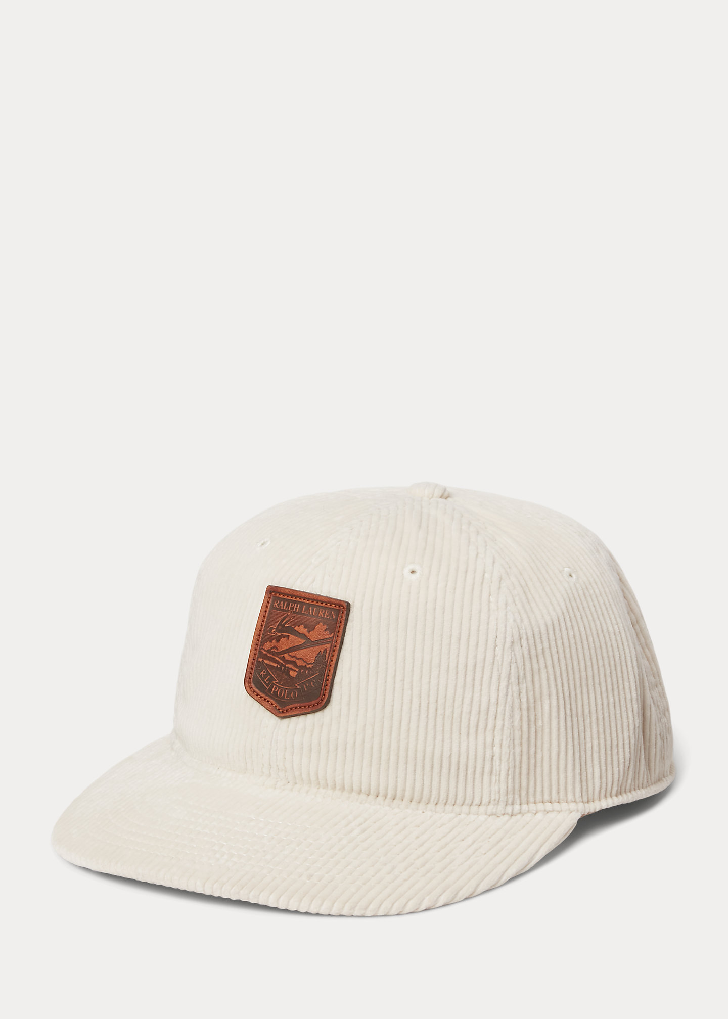 Logo-Patch Corduroy Ball Cap