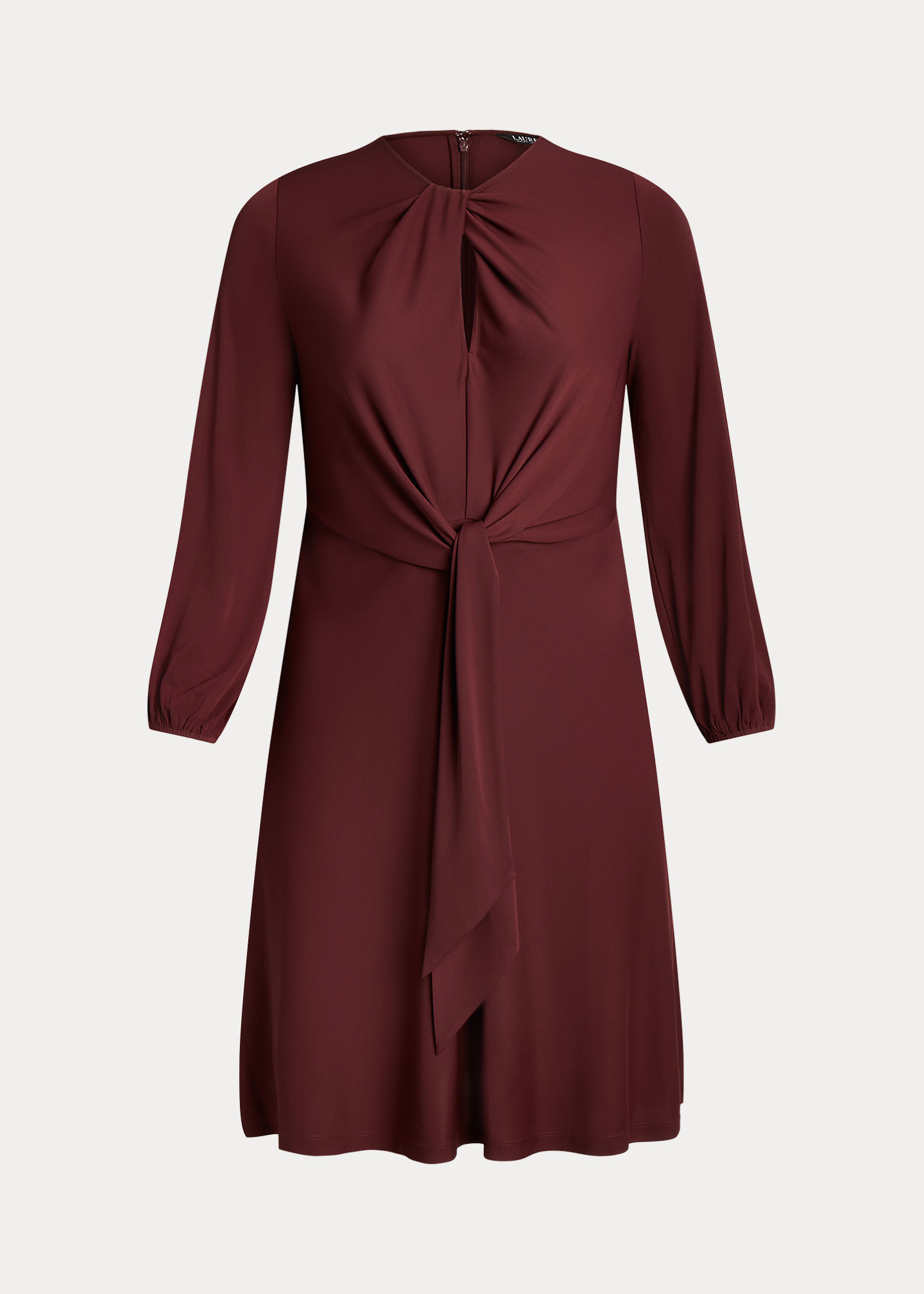 Tie-Front Stretch Jersey Dress