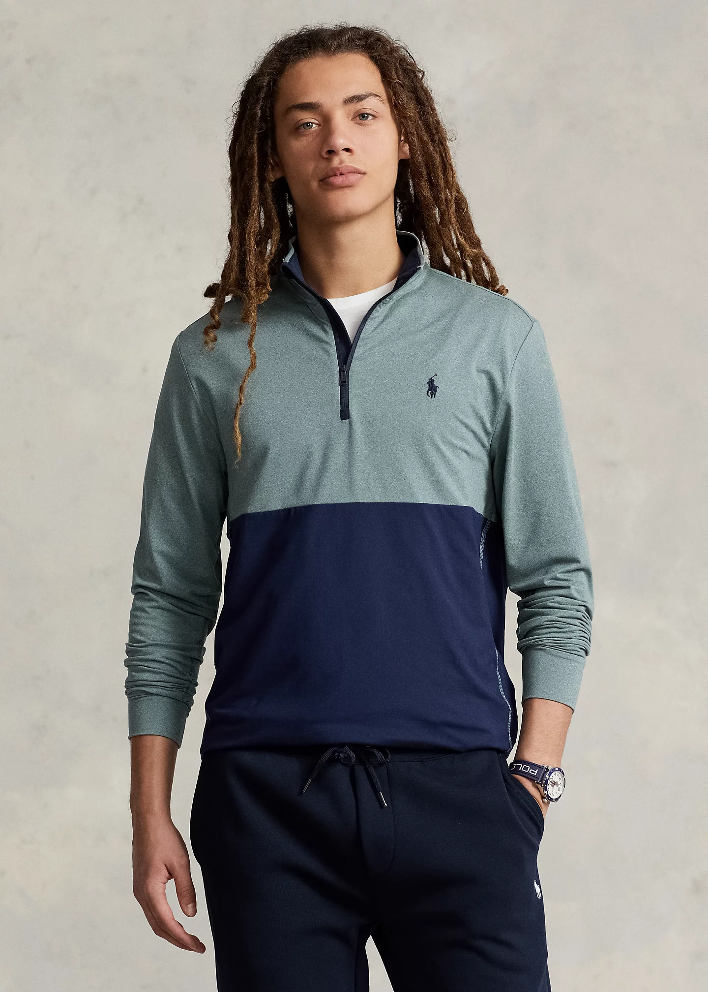 Performance Jersey Quarter-Zip Pullover