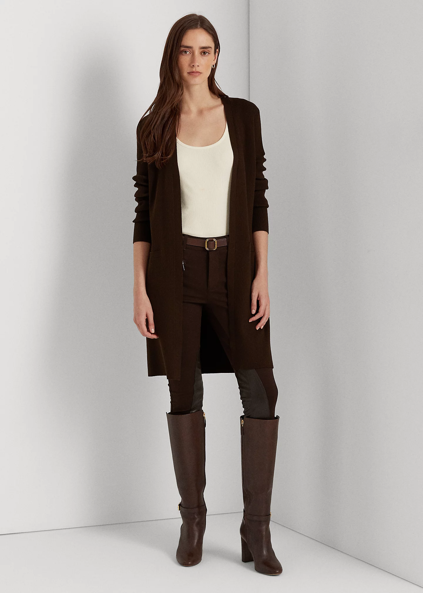 Cotton-Blend Cardigan